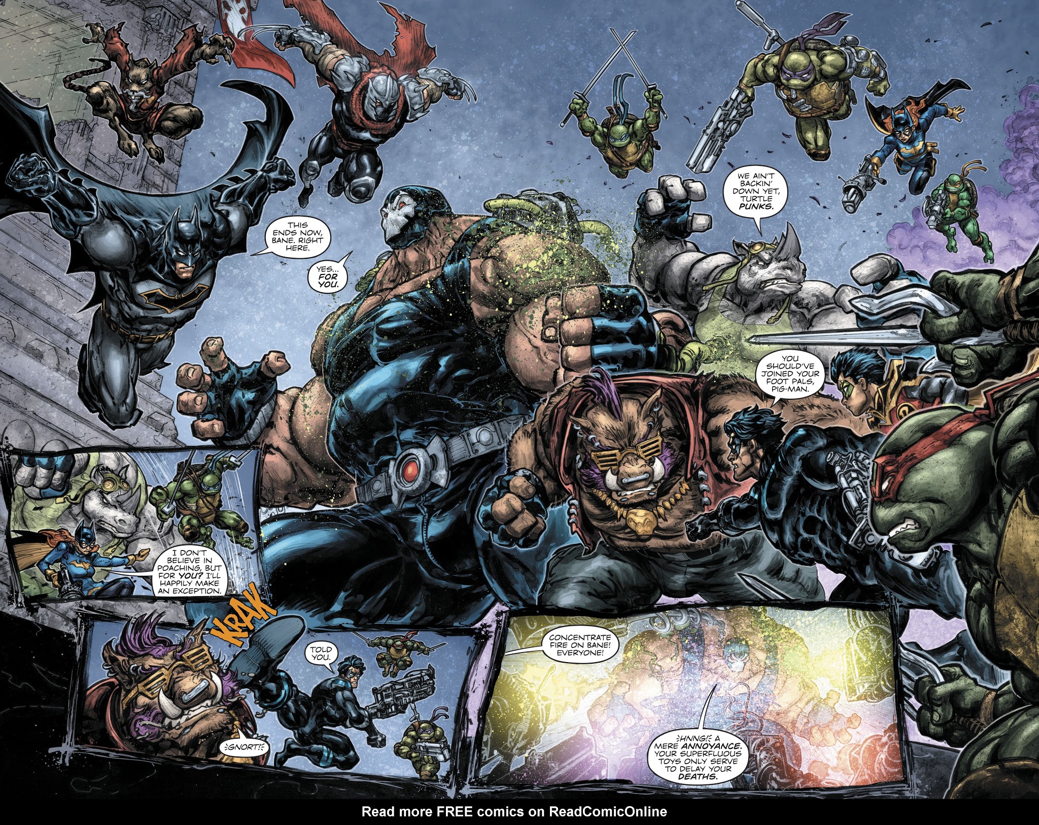 Read online Batman/Teenage Mutant Ninja Turtles II comic -  Issue #6 - 17