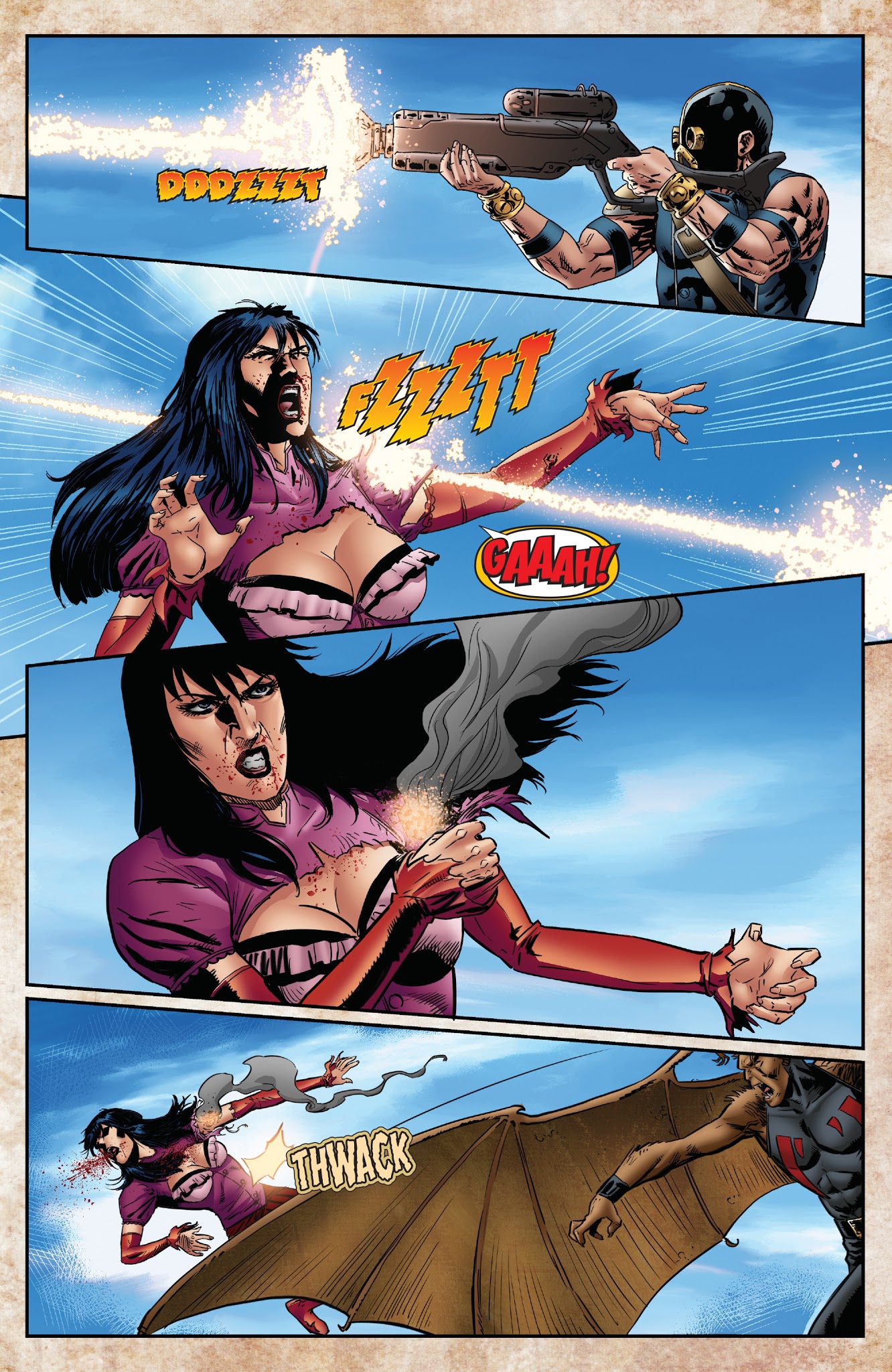 Read online Legenderry: Vampirella comic -  Issue # _TPB - 101