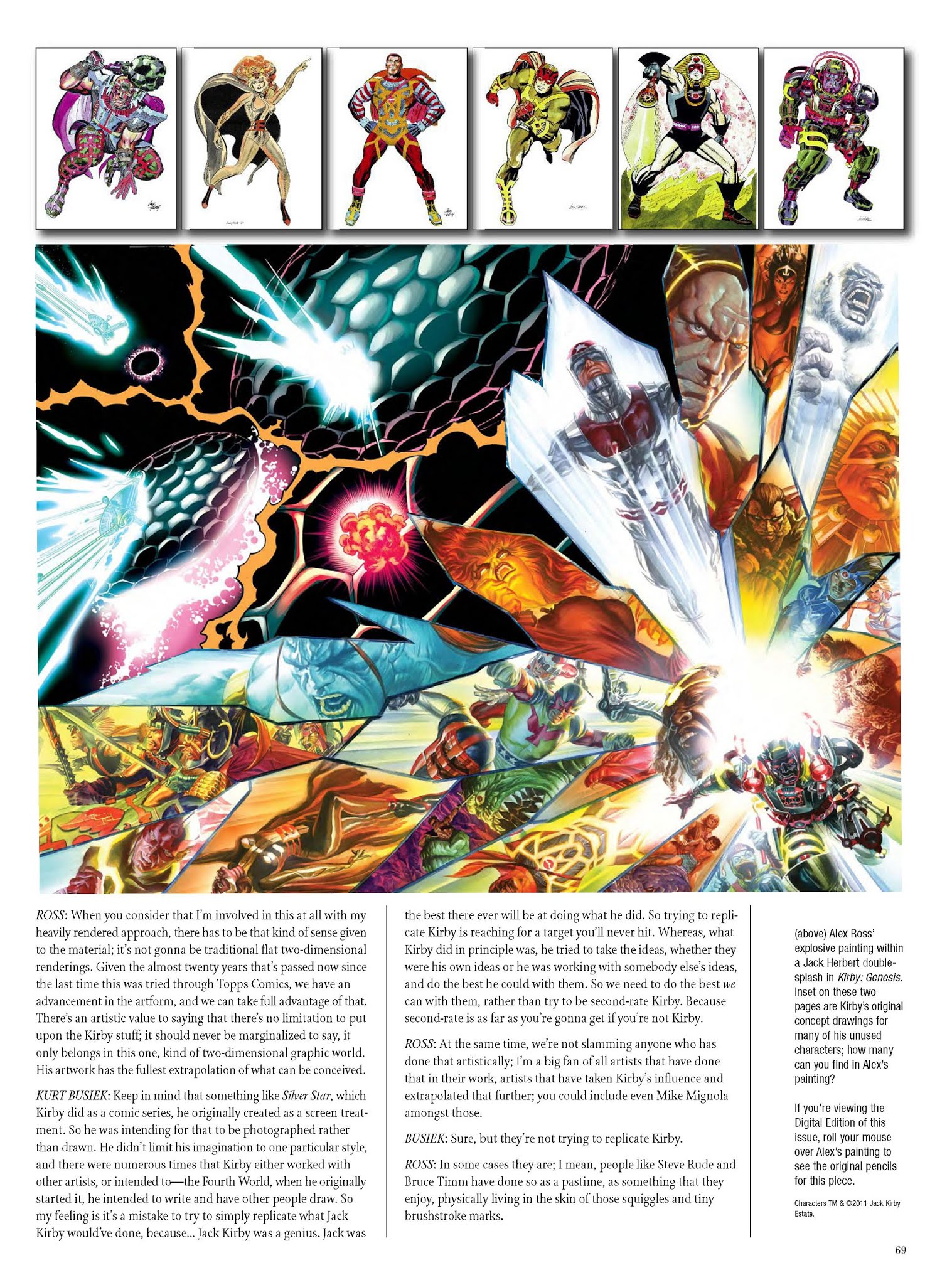 Read online The Jack Kirby Collector comic -  Issue #56 - 67