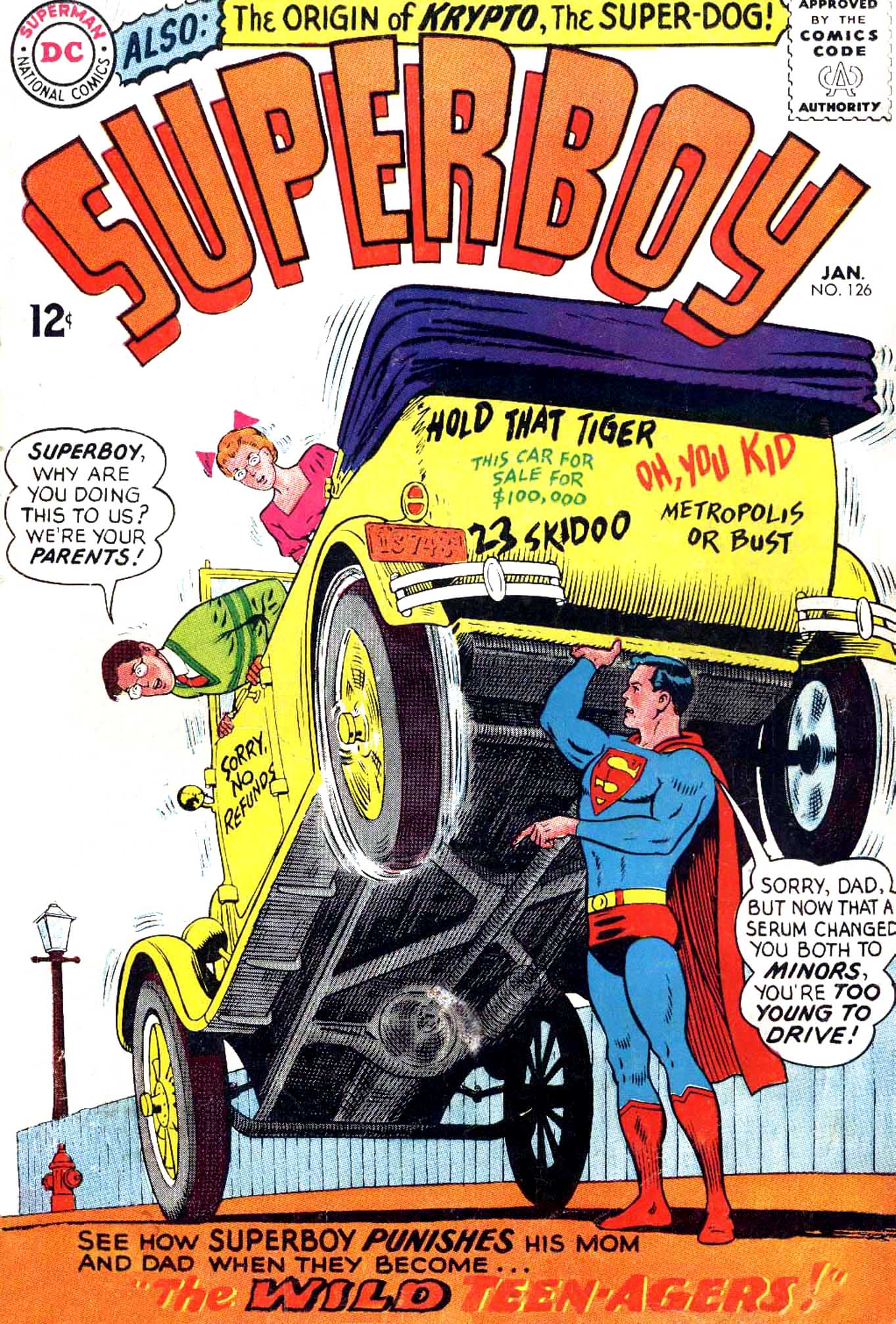 Read online Superboy (1949) comic -  Issue #126 - 1