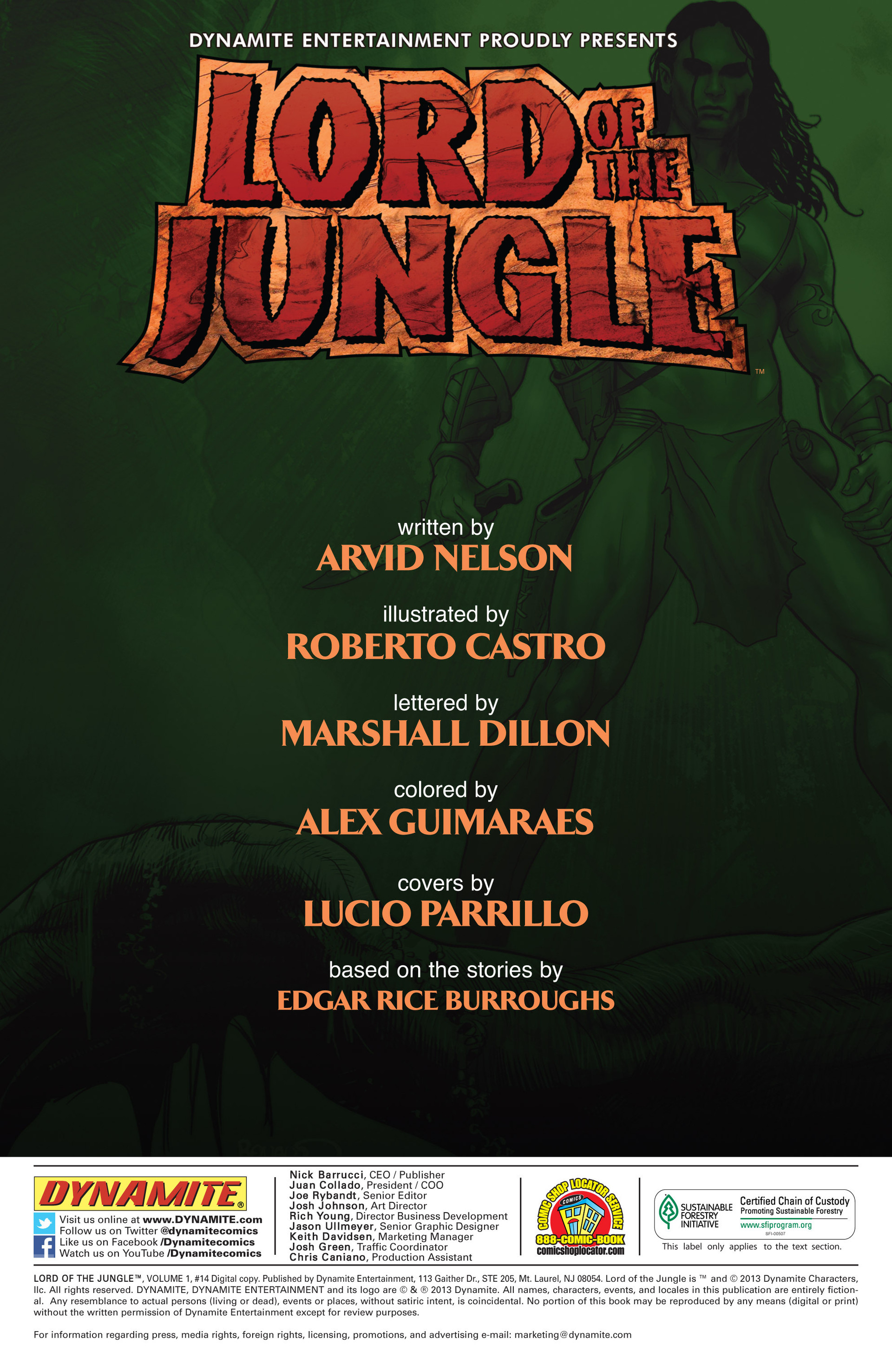 Read online Lord Of The Jungle (2012) comic -  Issue #14 - 2