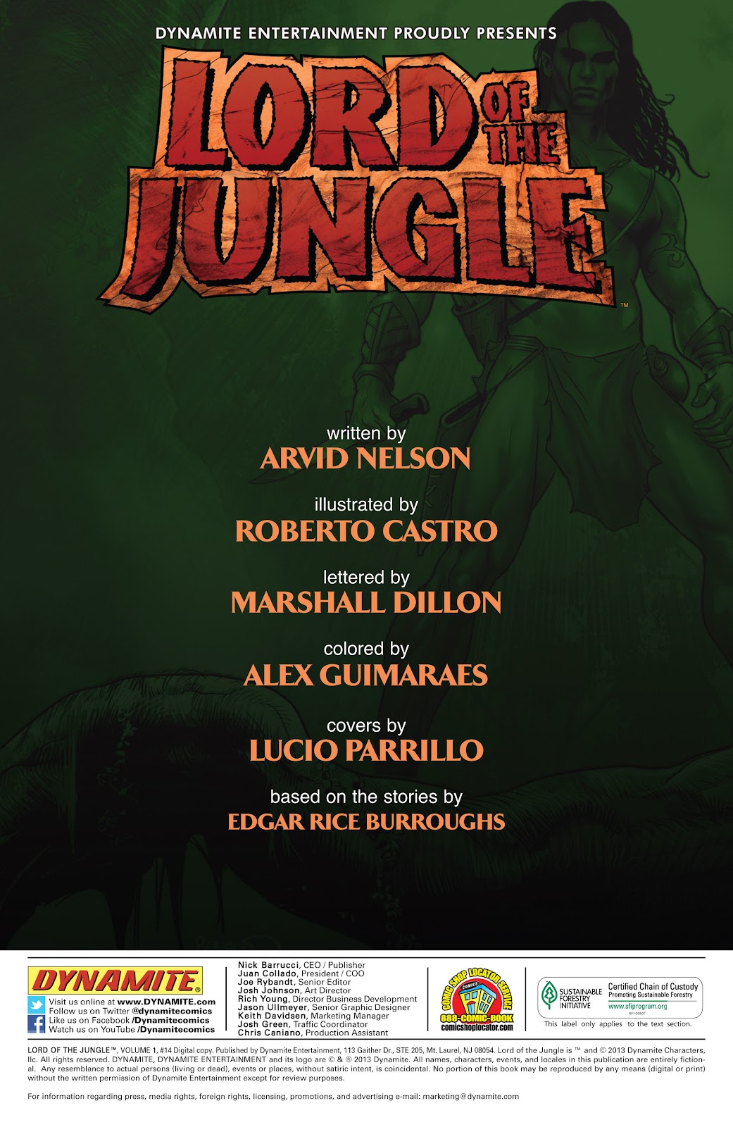 Lord Of The Jungle (2012) issue 14 - Page 2