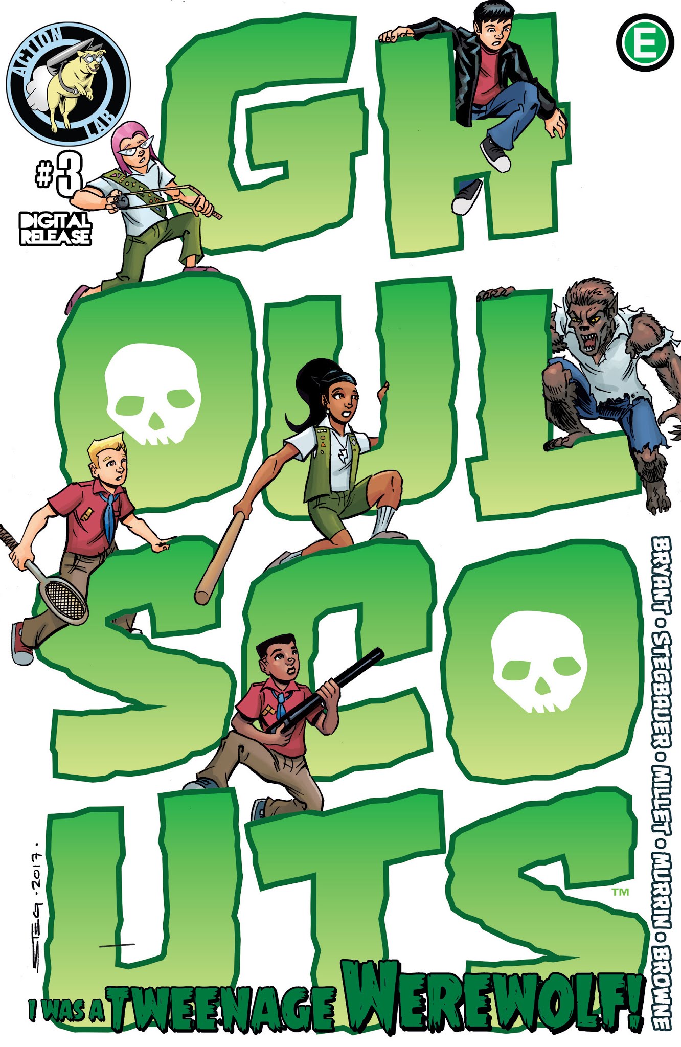 Read online Ghoul Scouts: I Was A Tweenage Werewolf! comic -  Issue #3 - 1