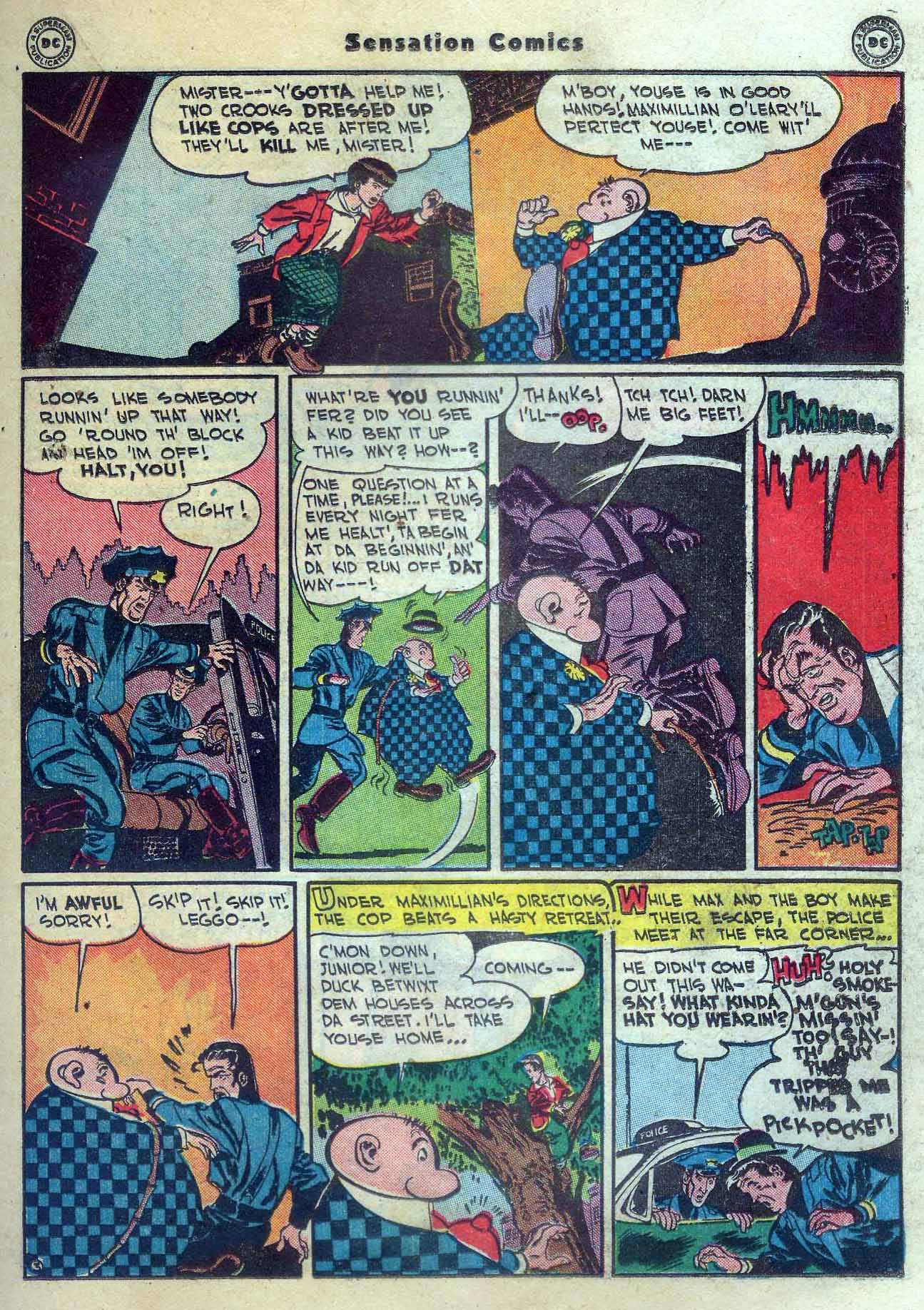Read online Sensation (Mystery) Comics comic -  Issue #56 - 27