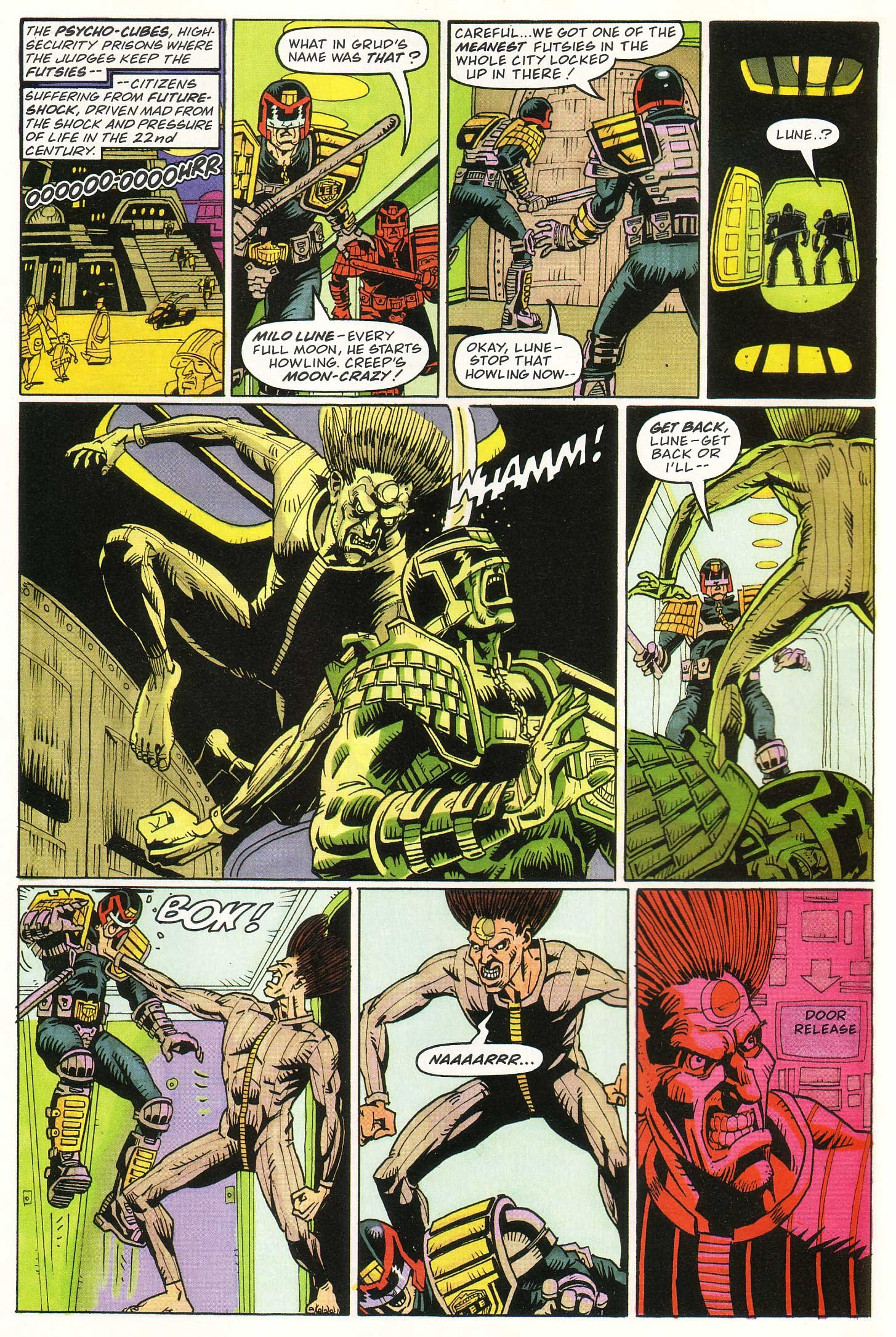 Read online Judge Dredd Lawman of the Future comic -  Issue #5 - 31