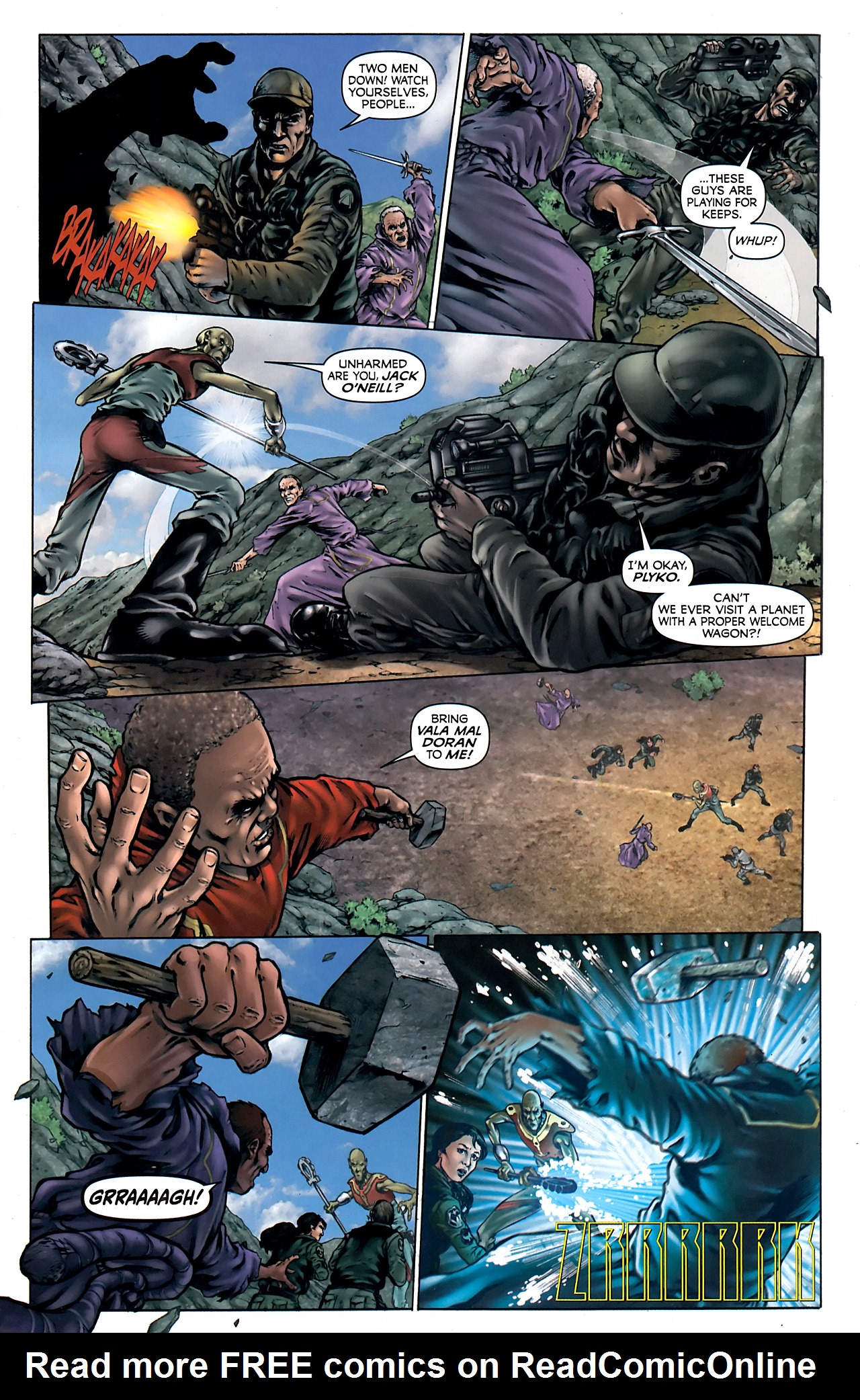 Read online Stargate Vala Mal Doran comic -  Issue #4 - 6