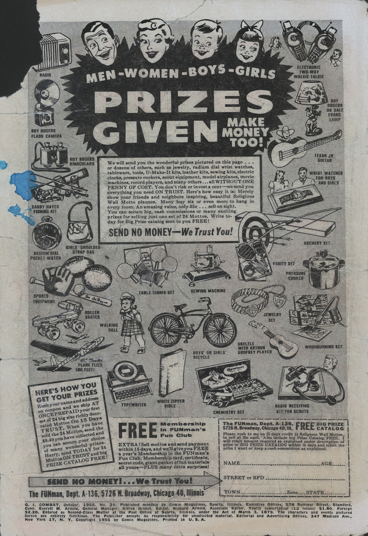 Read online G.I. Combat (1952) comic -  Issue #29 - 2