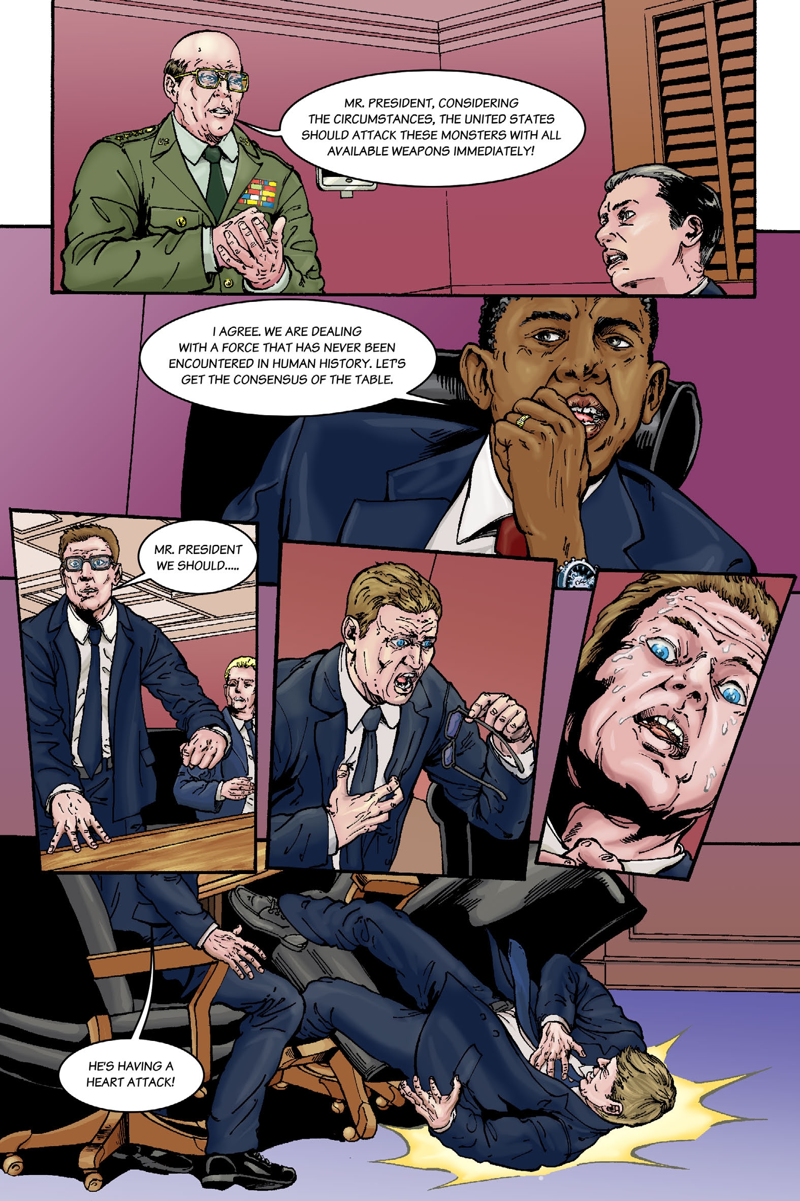 Read online Nazi Werewolves from Outer Space comic -  Issue #5 - 6