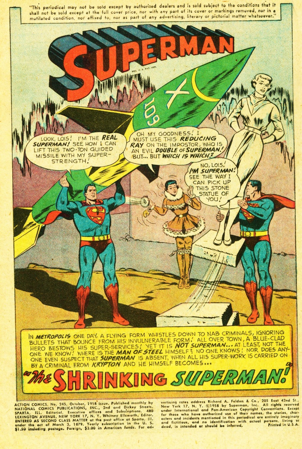 Read online Action Comics (1938) comic -  Issue #245 - 3