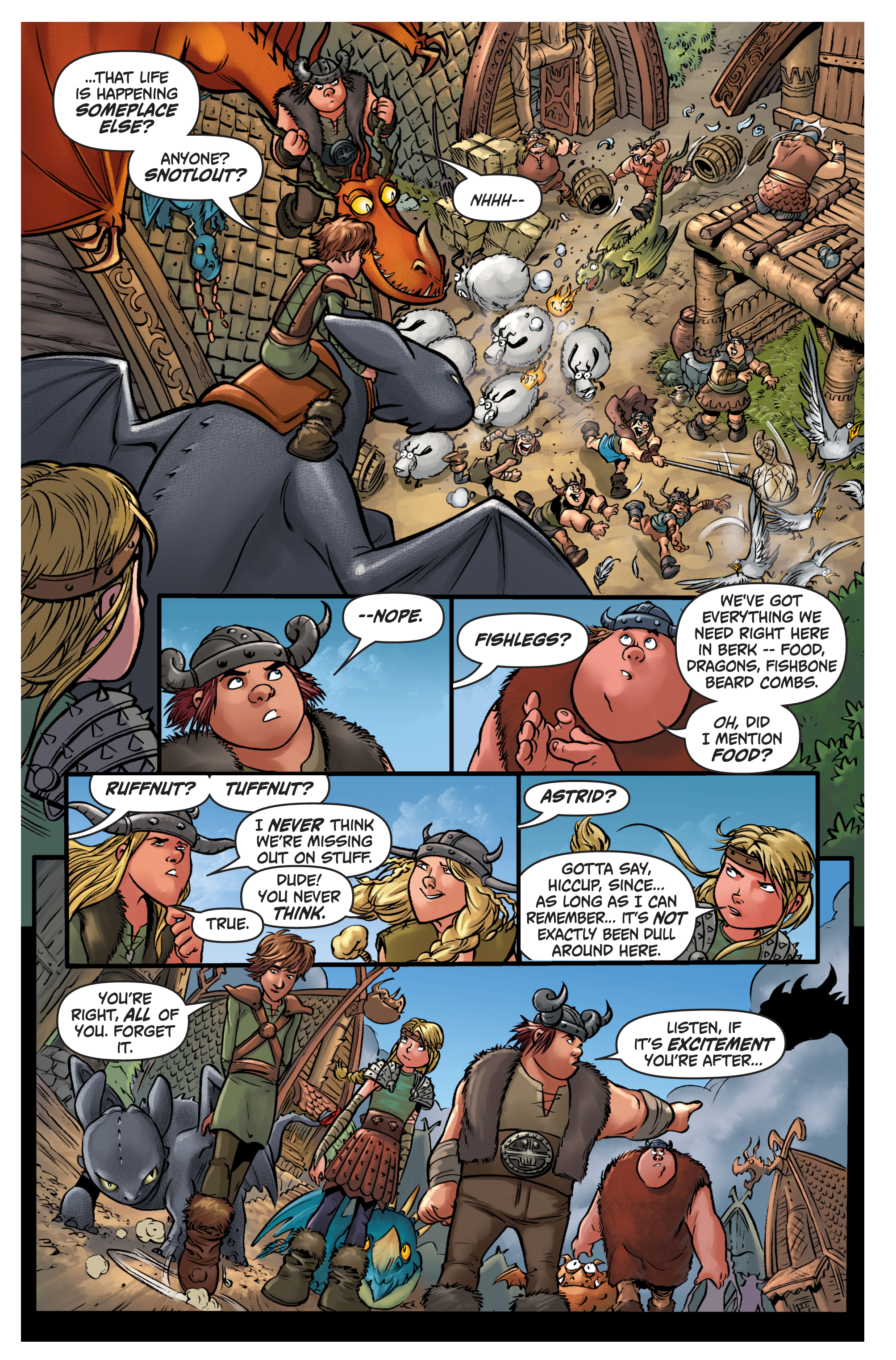Read online DreamWorks Dragons: Riders of Berk comic -  Issue # _TPB - 66