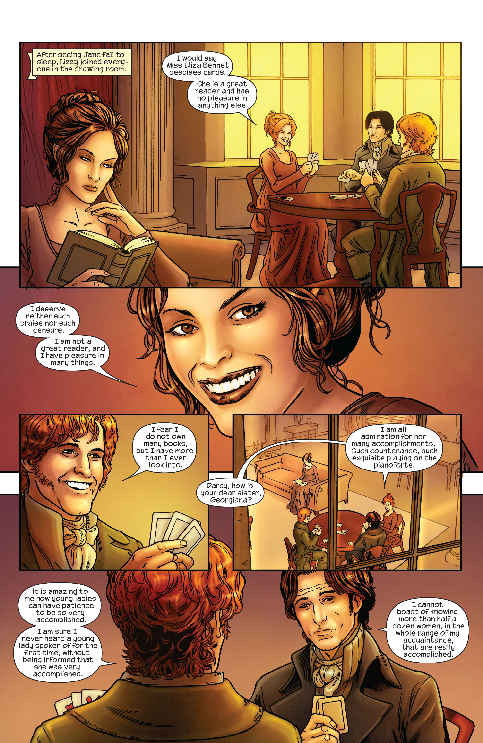 Read online Pride & Prejudice (2009) comic -  Issue #1 - 17