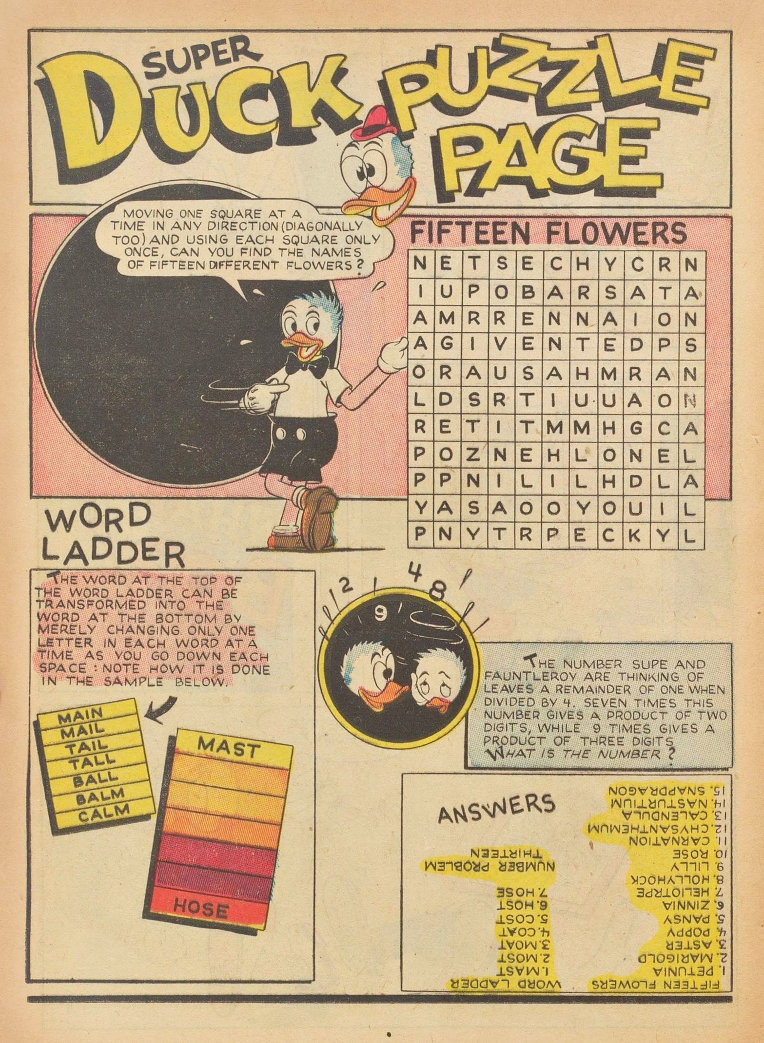 Read online Super Duck Comics comic -  Issue #14 - 34