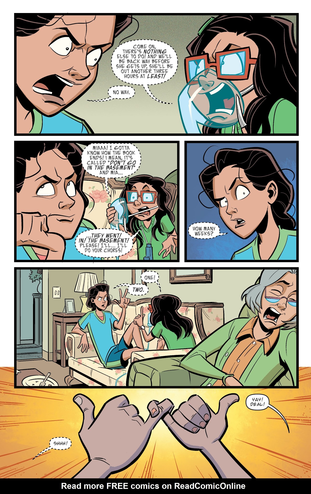 Read online Goosebumps: Monsters At Midnight comic -  Issue #1 - 8