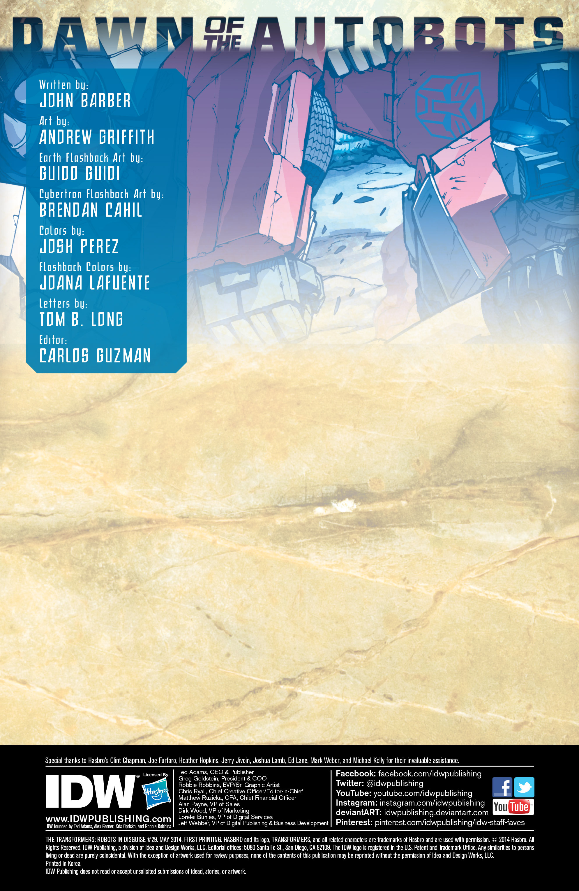 Read online Transformers: Robots In Disguise (2012) comic -  Issue #29 - 2
