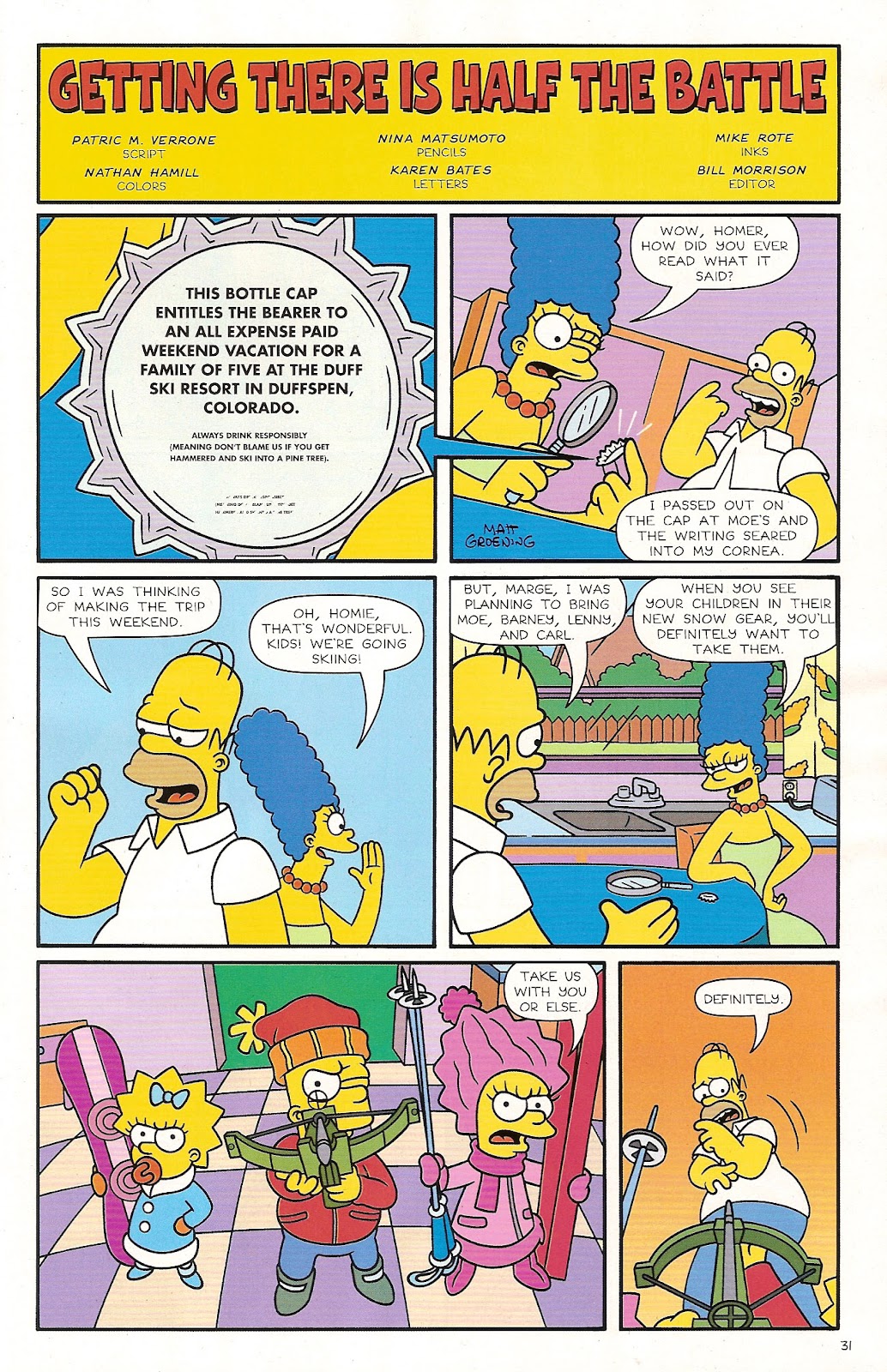 The Simpsons Winter Wingding issue 5 - Page 32