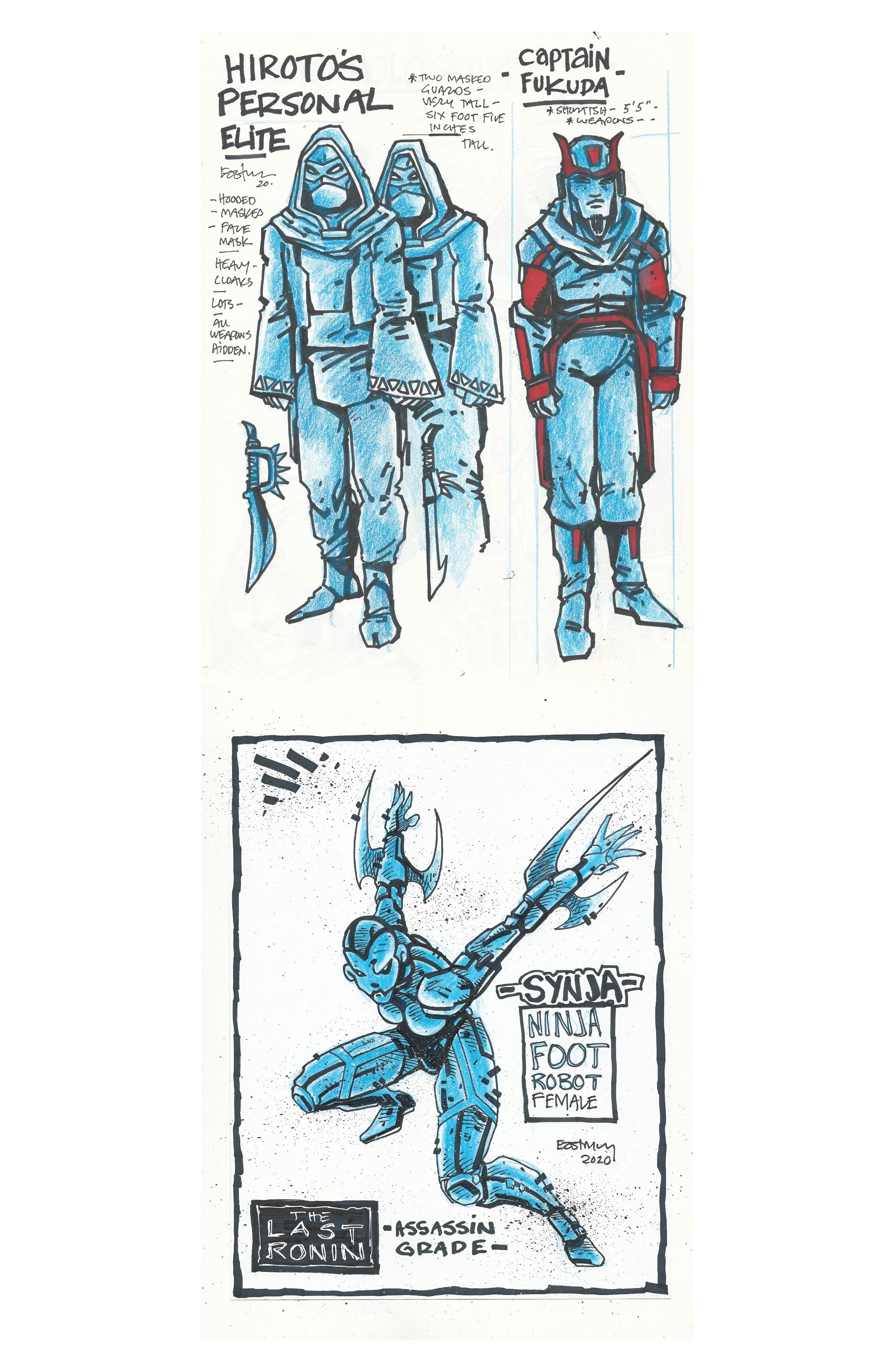 Read online Teenage Mutant Ninja Turtles: The Last Ronin Design Archive comic -  Issue # Full - 11