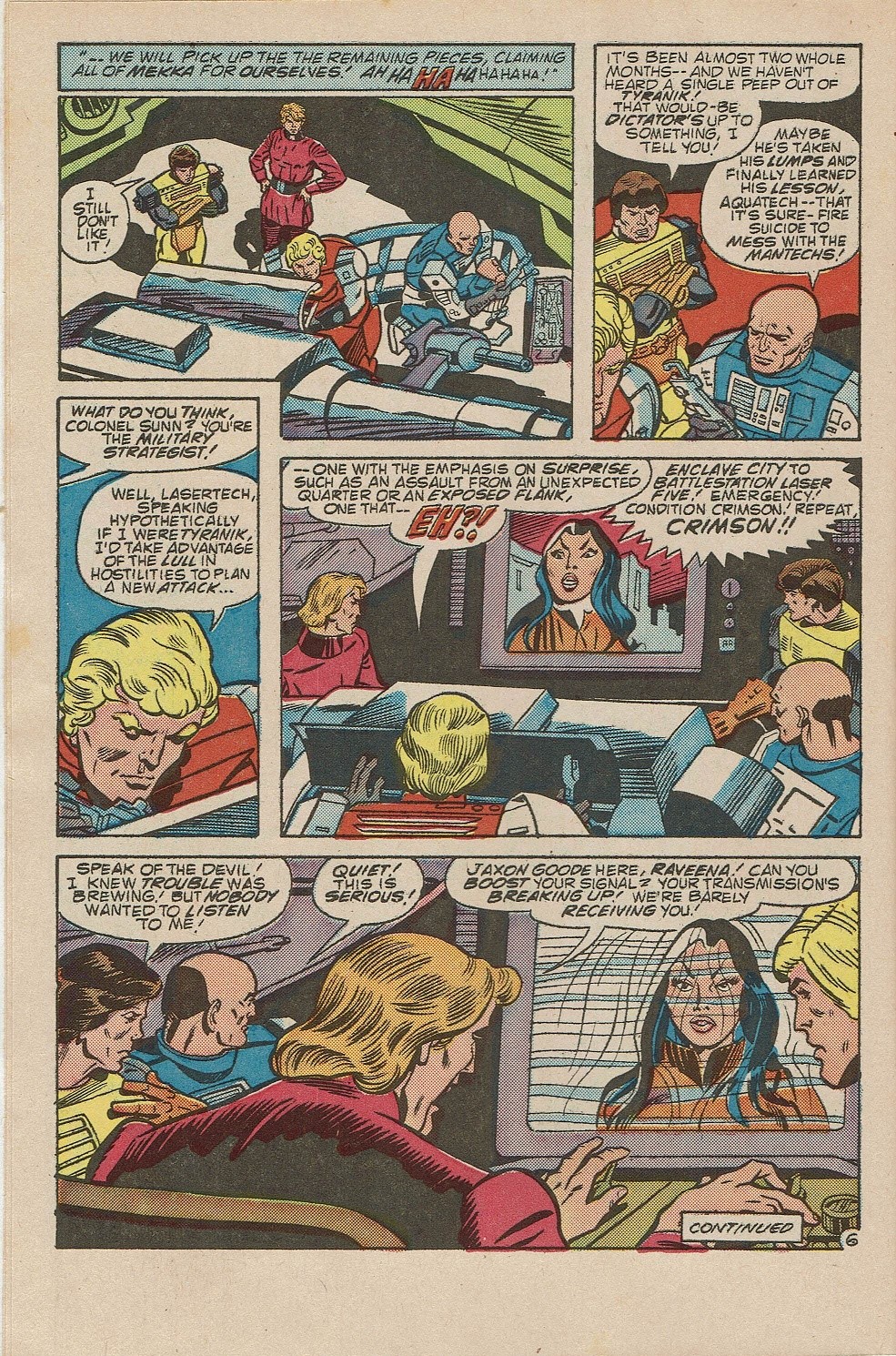 Read online ManTech Robot Warriors comic -  Issue #3 - 8