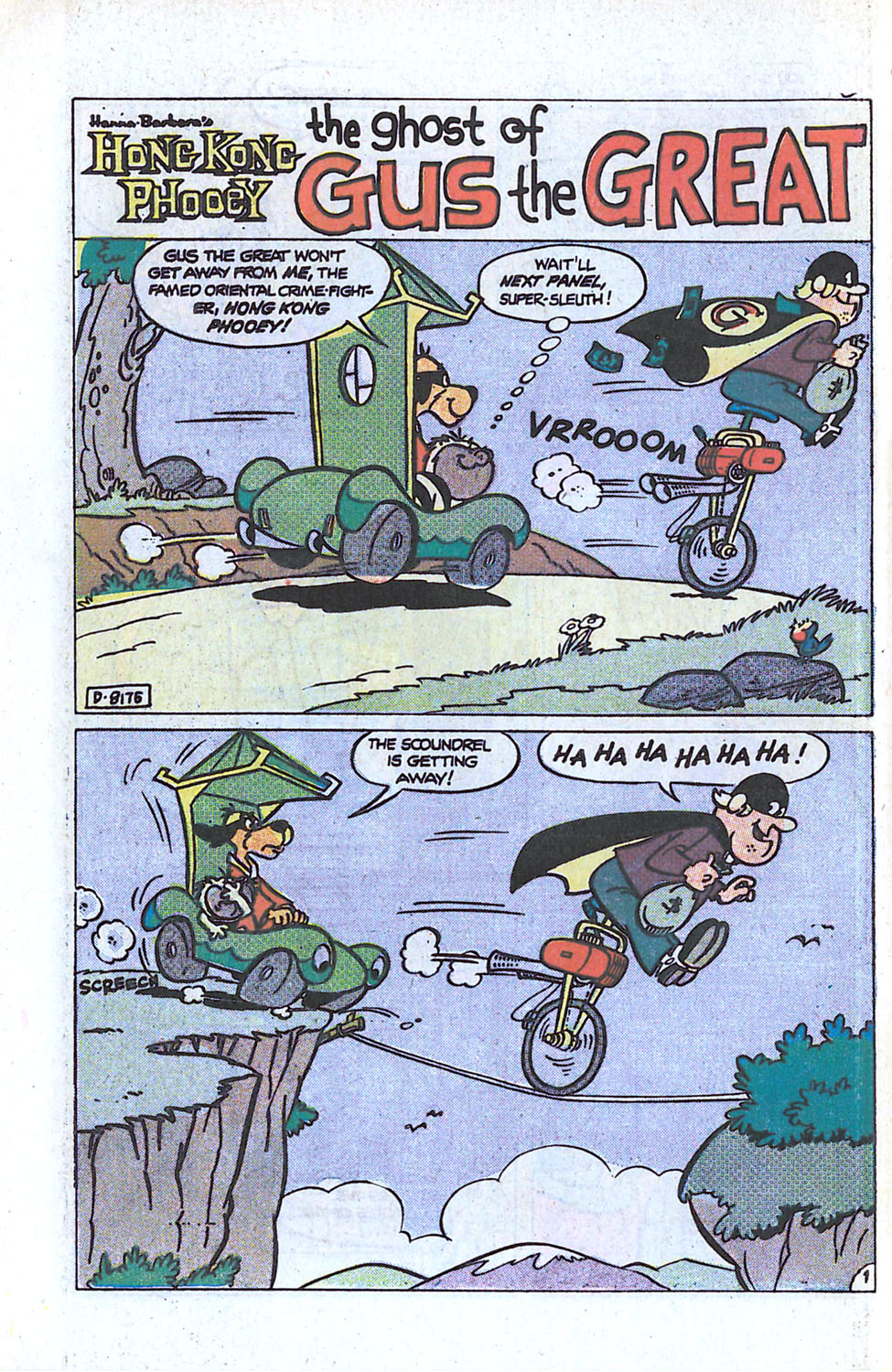Read online Hong Kong Phooey comic -  Issue #9 - 10