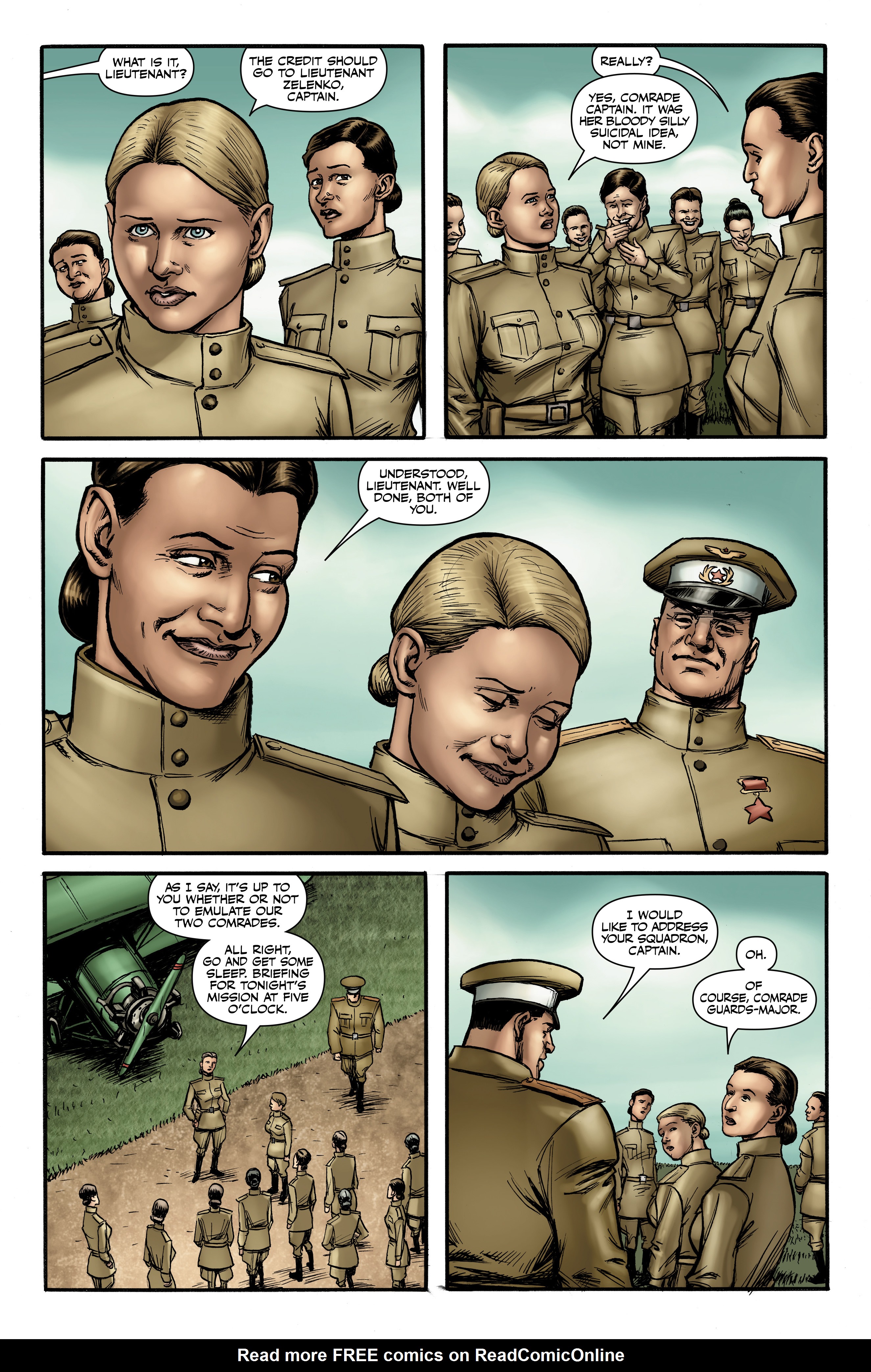 Read online Battlefields: The Night Witches comic -  Issue # TPB - 32