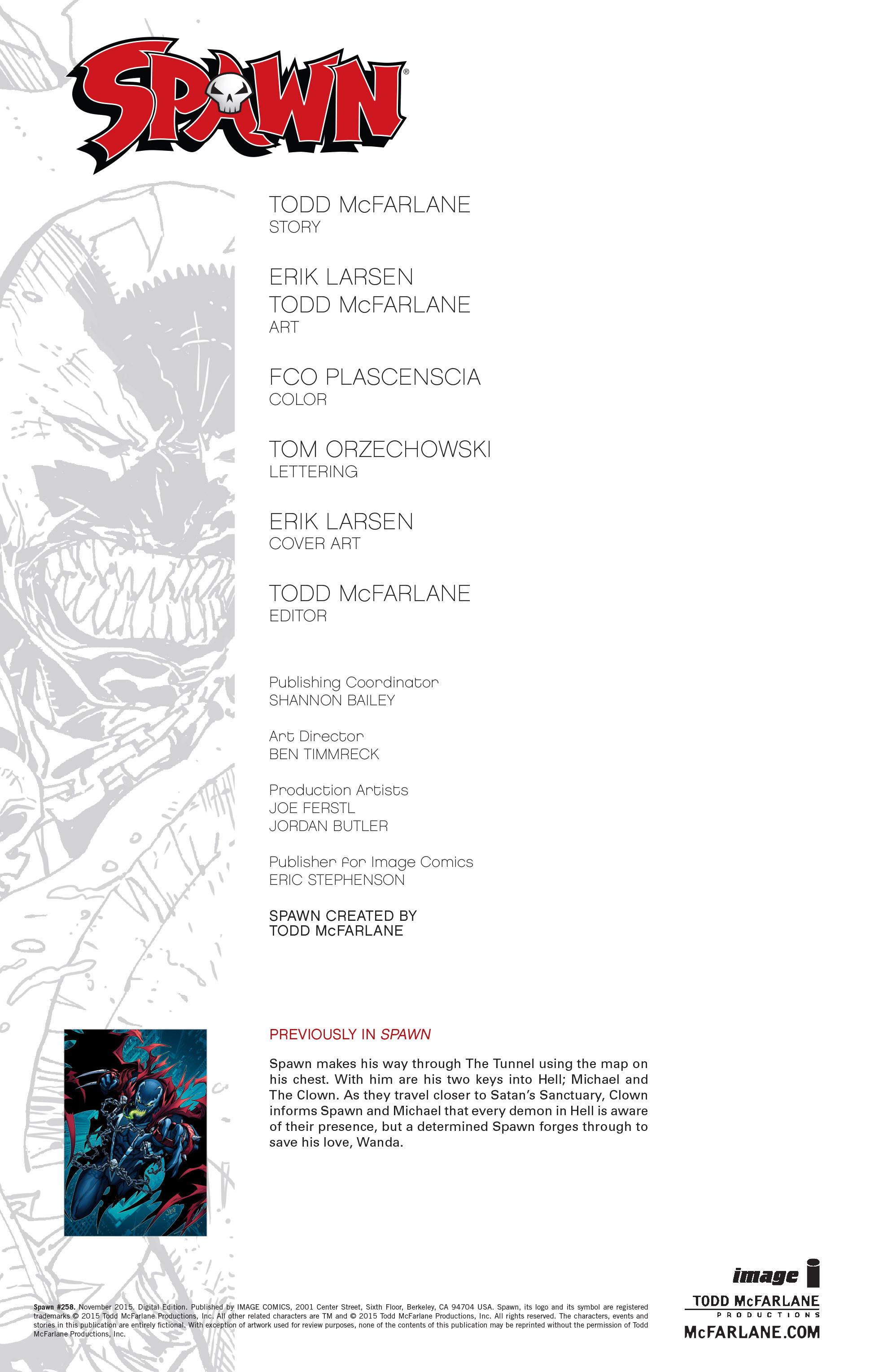 Read online Spawn comic -  Issue #258 - 2
