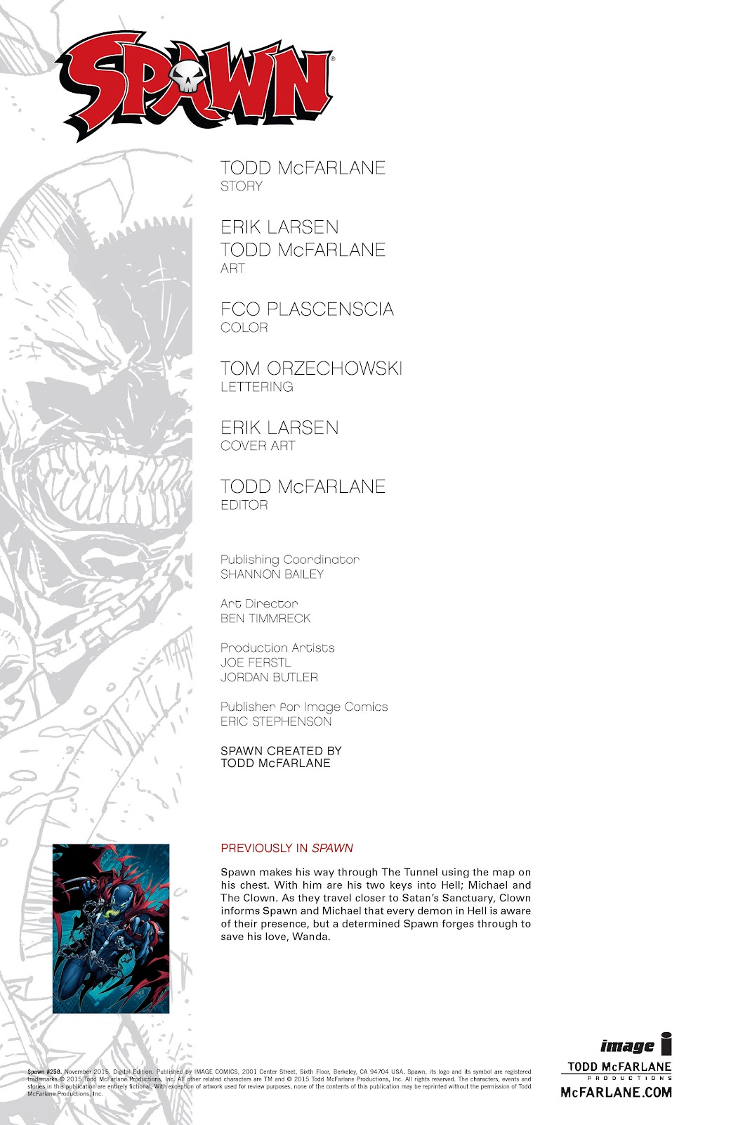 Spawn issue 258 - Page 2