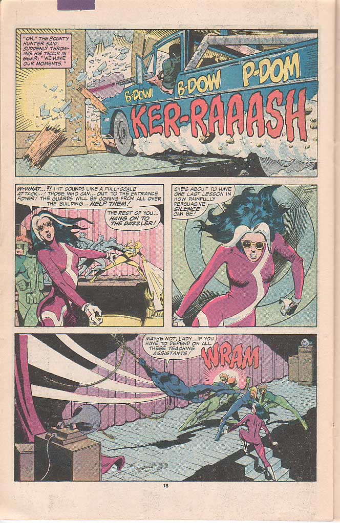 Read online Dazzler (1981) comic -  Issue #42 - 19
