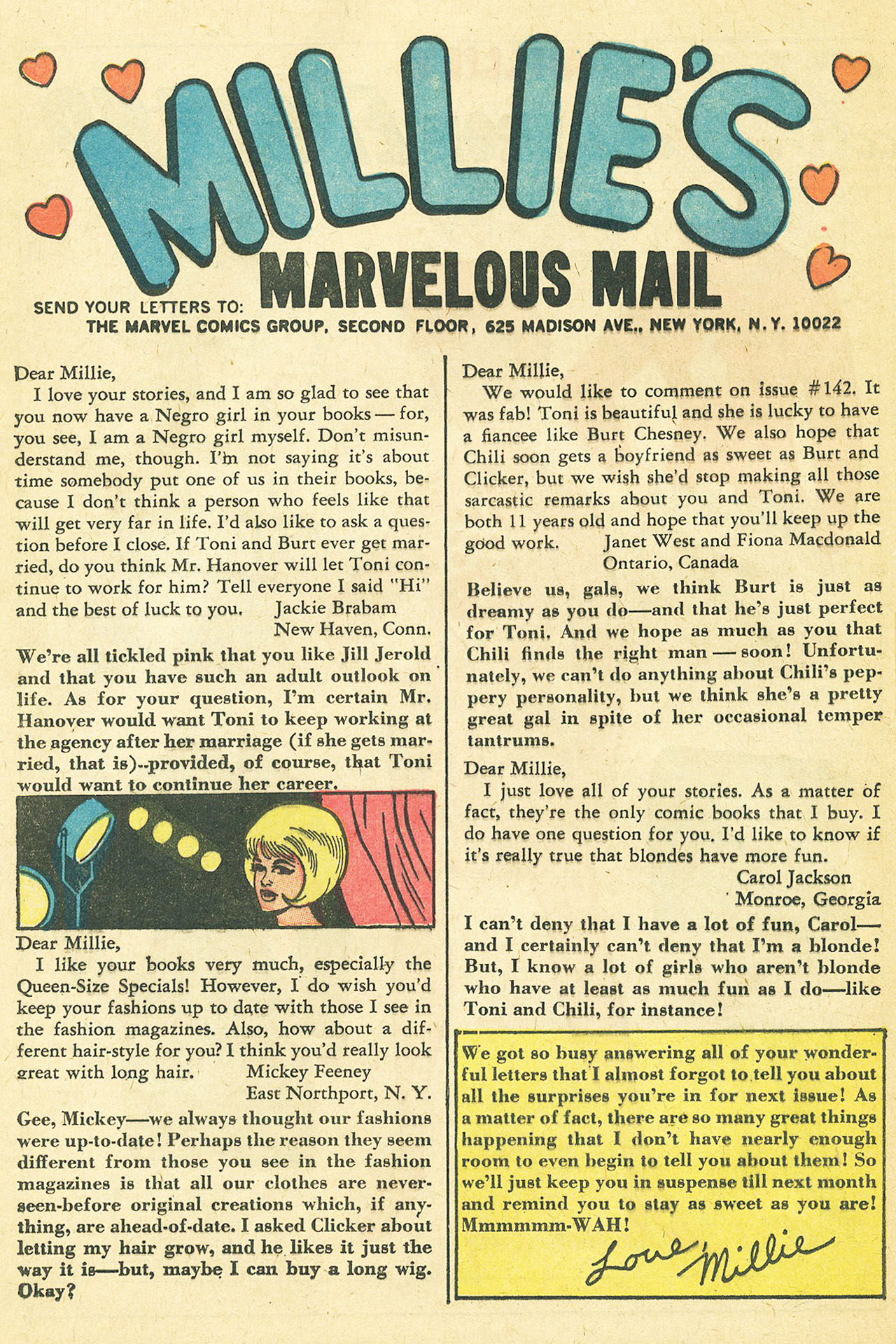 Read online Millie the Model comic -  Issue #147 - 12