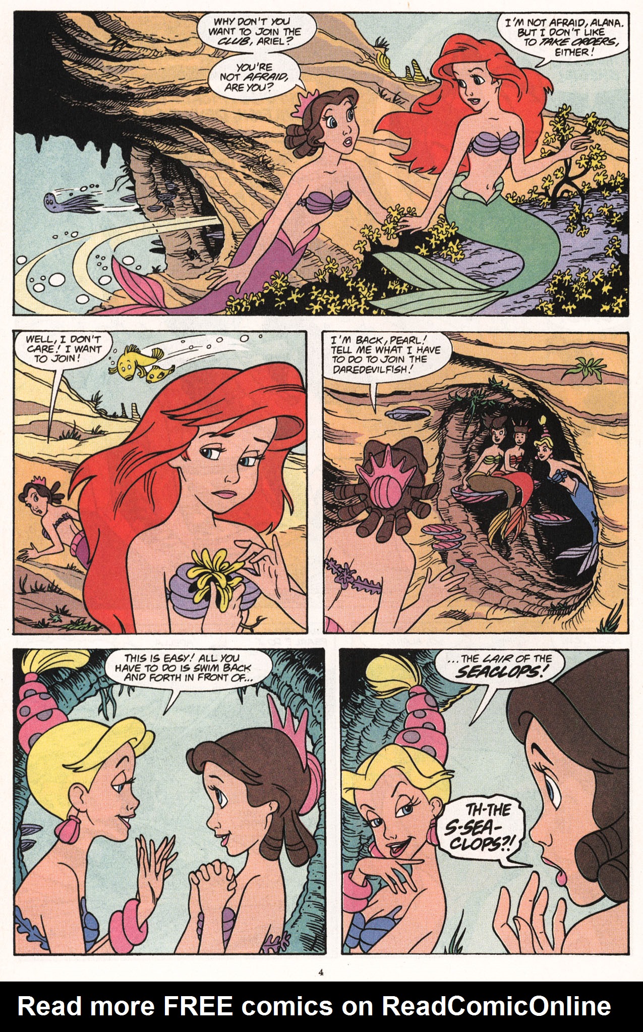 Read online Disney's The Little Mermaid comic -  Issue #3 - 6