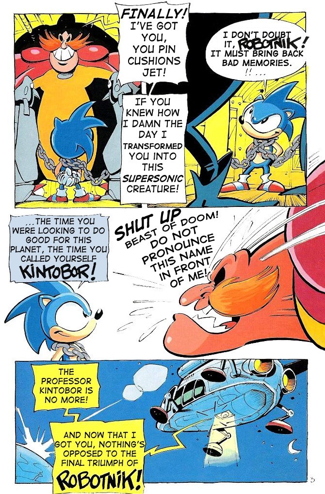 Read online Sonic Adventures: Dans Les Griffes De Robotnik comic -  Issue # Full - 6