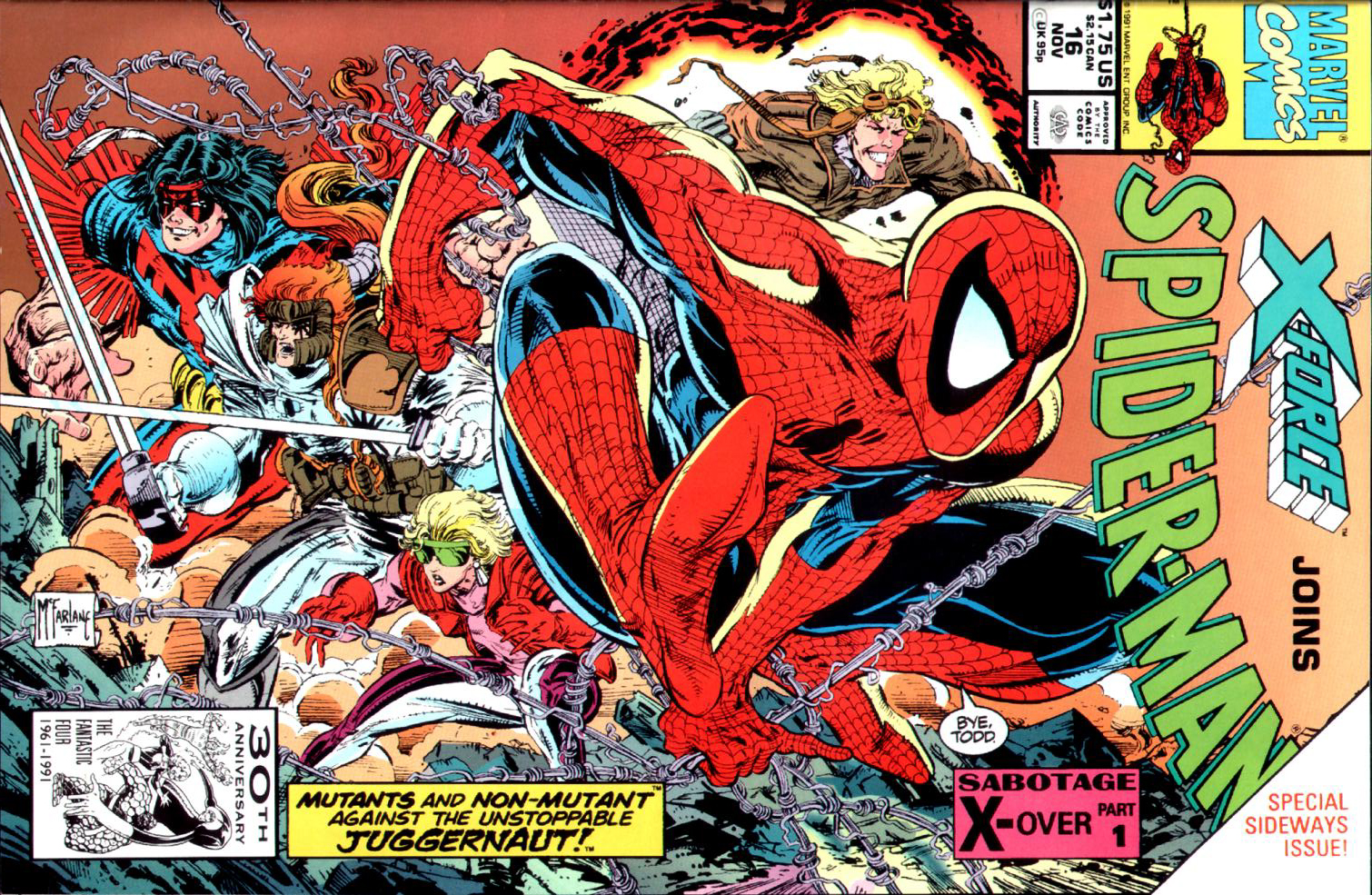 Read online Spider-Man (1990) comic -  Issue #16 - The Sabotage Part 1 - 1