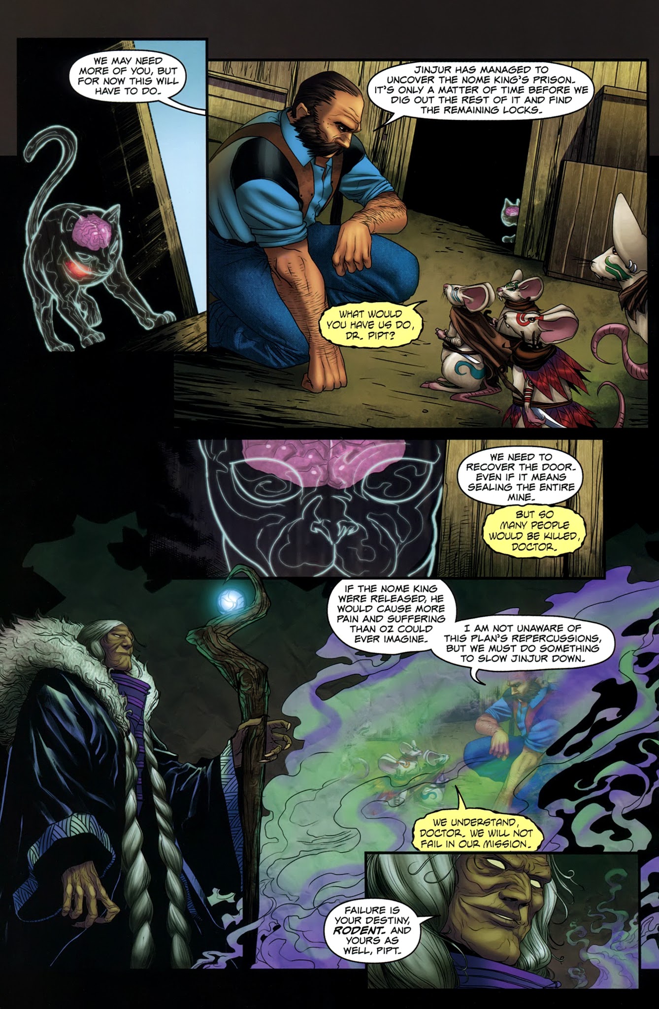 Read online Legend of Oz: The Wicked West comic -  Issue #11 - 13