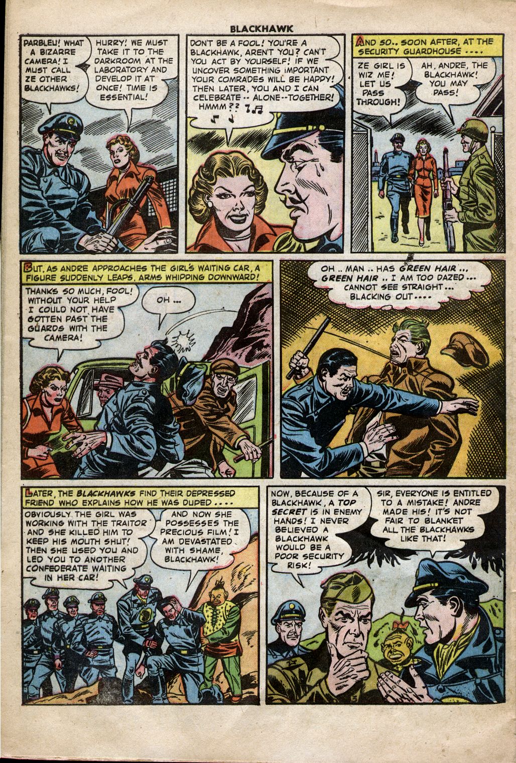 Read online Blackhawk (1957) comic -  Issue #70 - 28