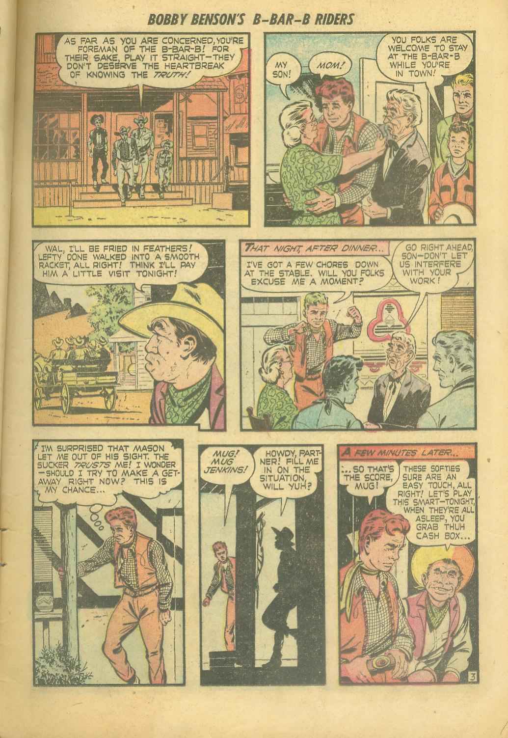 Read online Bobby Benson's B-Bar-B Riders comic -  Issue #6 - 5