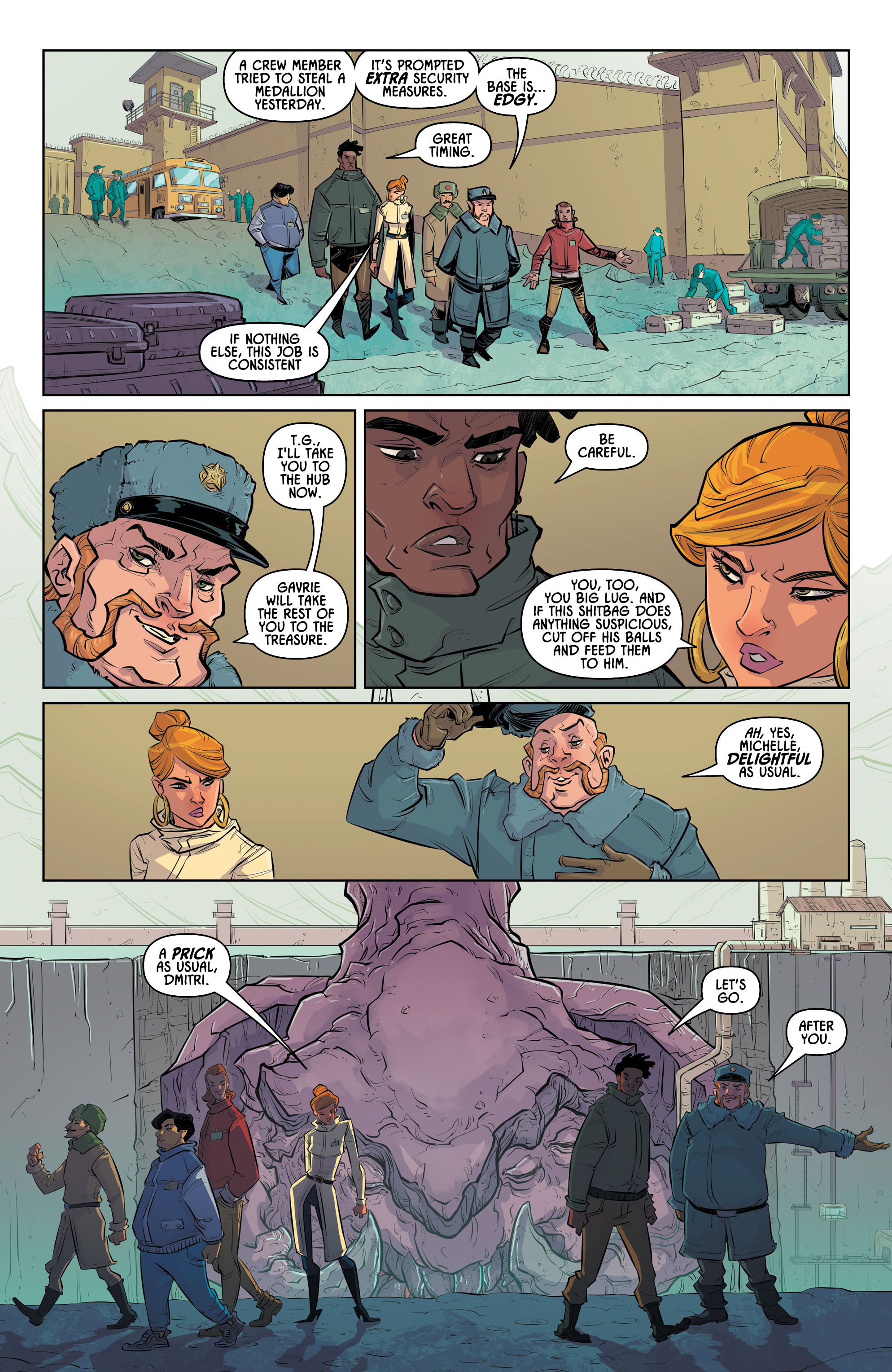 Read online Kaiju Score: Steal From the Gods comic -  Issue #3 - 7