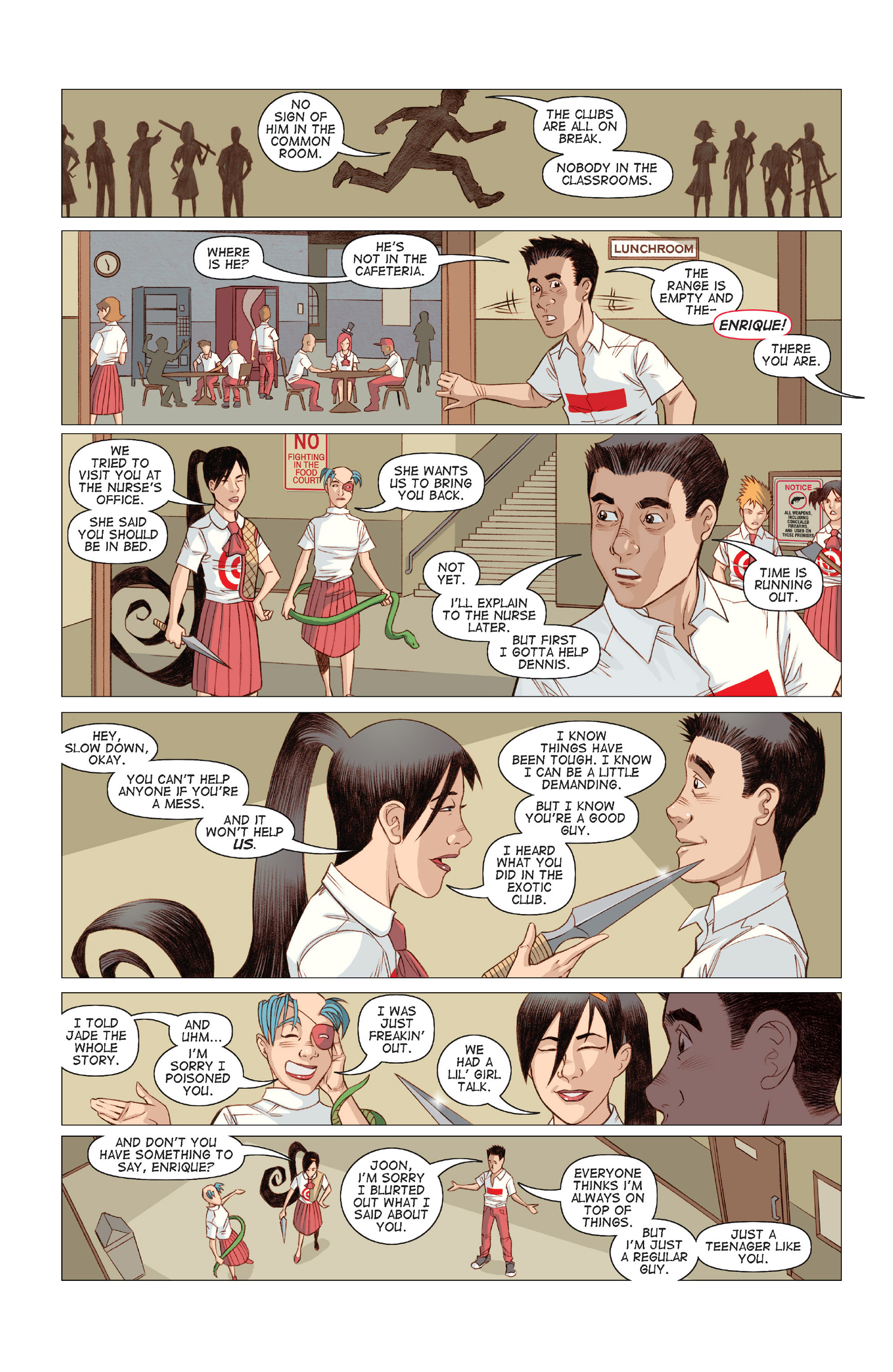 Read online Five Weapons comic -  Issue #9 - 8
