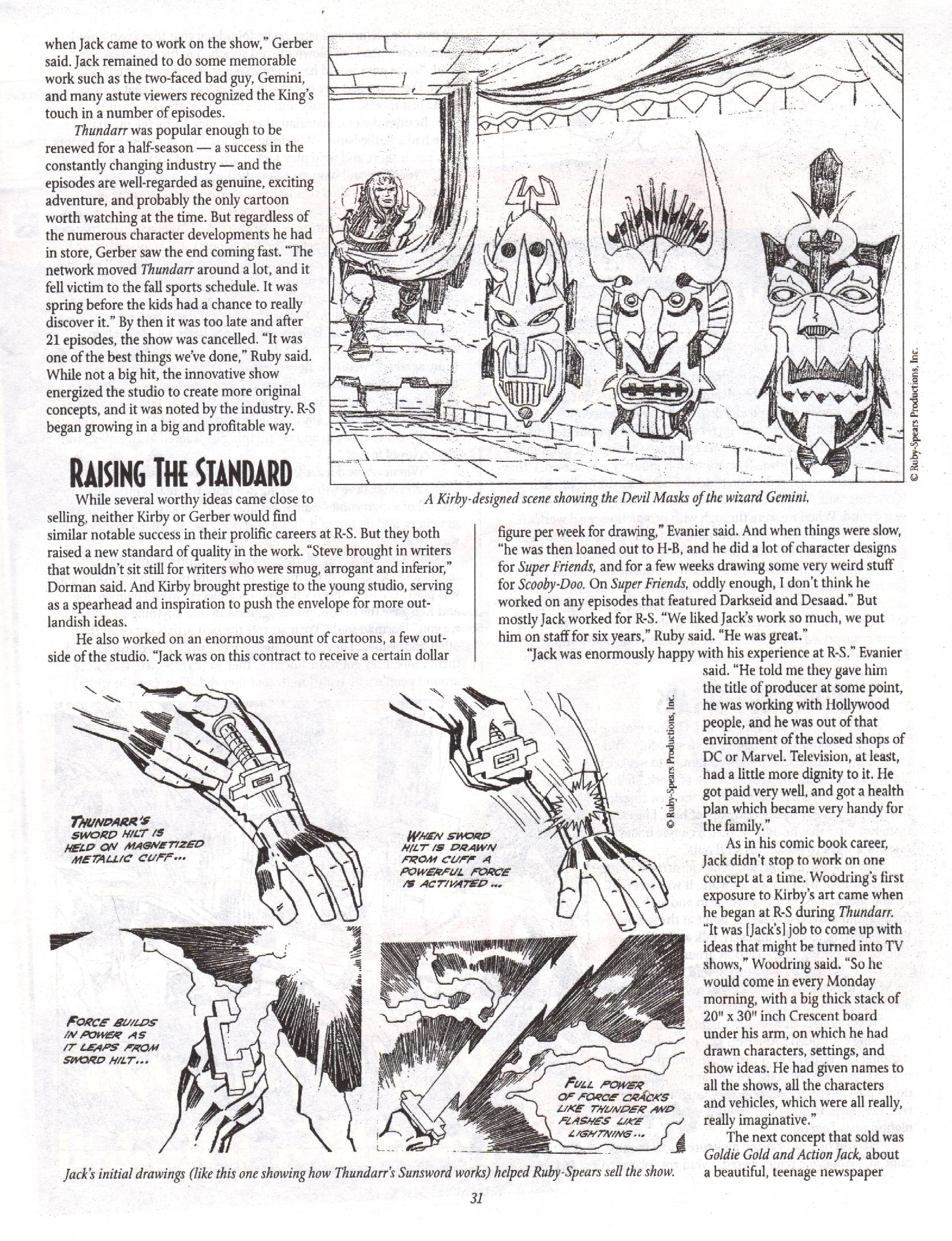 Read online The Jack Kirby Collector comic -  Issue #11 - 31