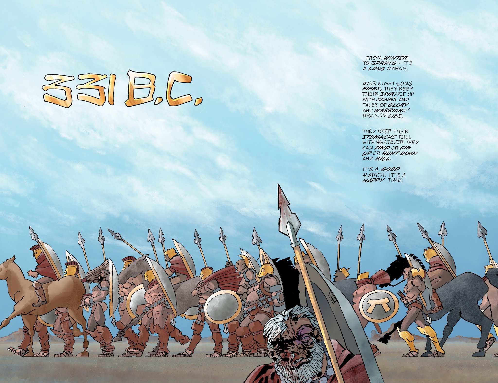 Read online Xerxes: The Fall of the House of Darius and the Rise of Alexander comic -  Issue #5 - 5