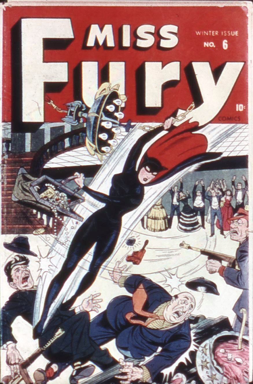 Read online Miss Fury (1942) comic -  Issue #6 - 1