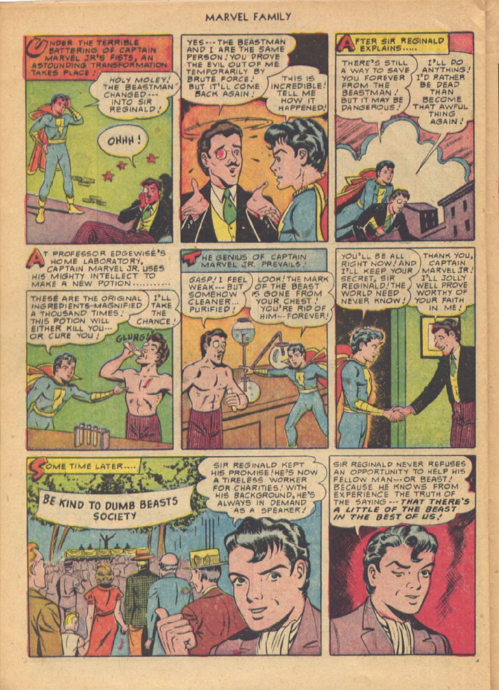 Read online The Marvel Family comic -  Issue #55 - 33