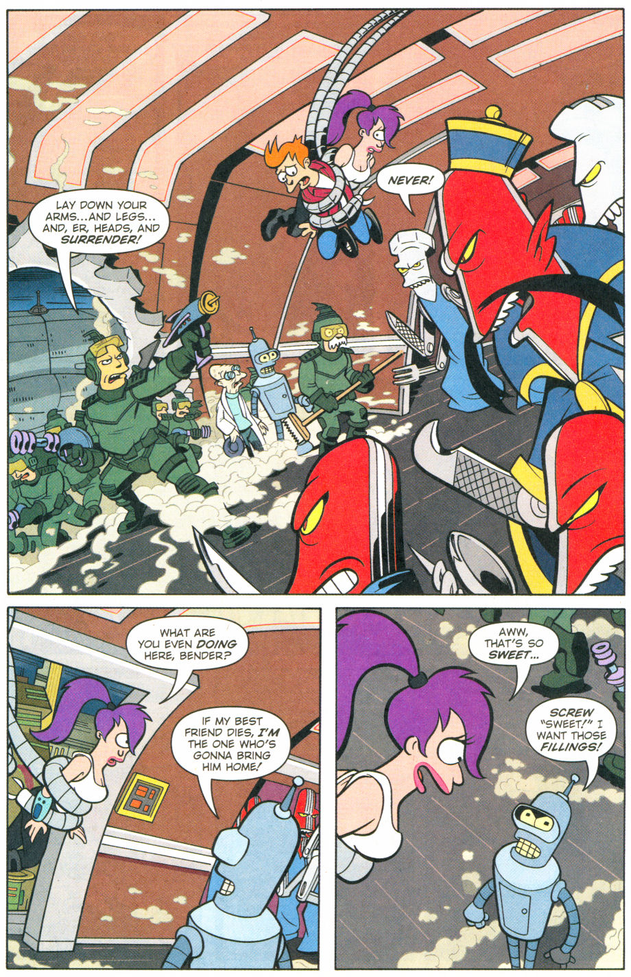 Read online Futurama Comics comic -  Issue #21 - 23