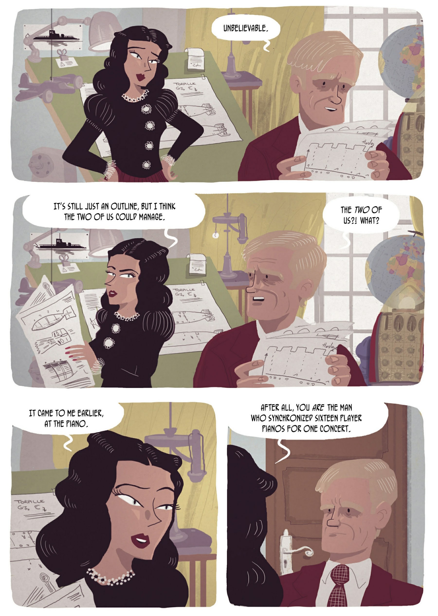 Read online Hedy Lamarr: An Incredible Life comic -  Issue # TPB (Part 2) - 15