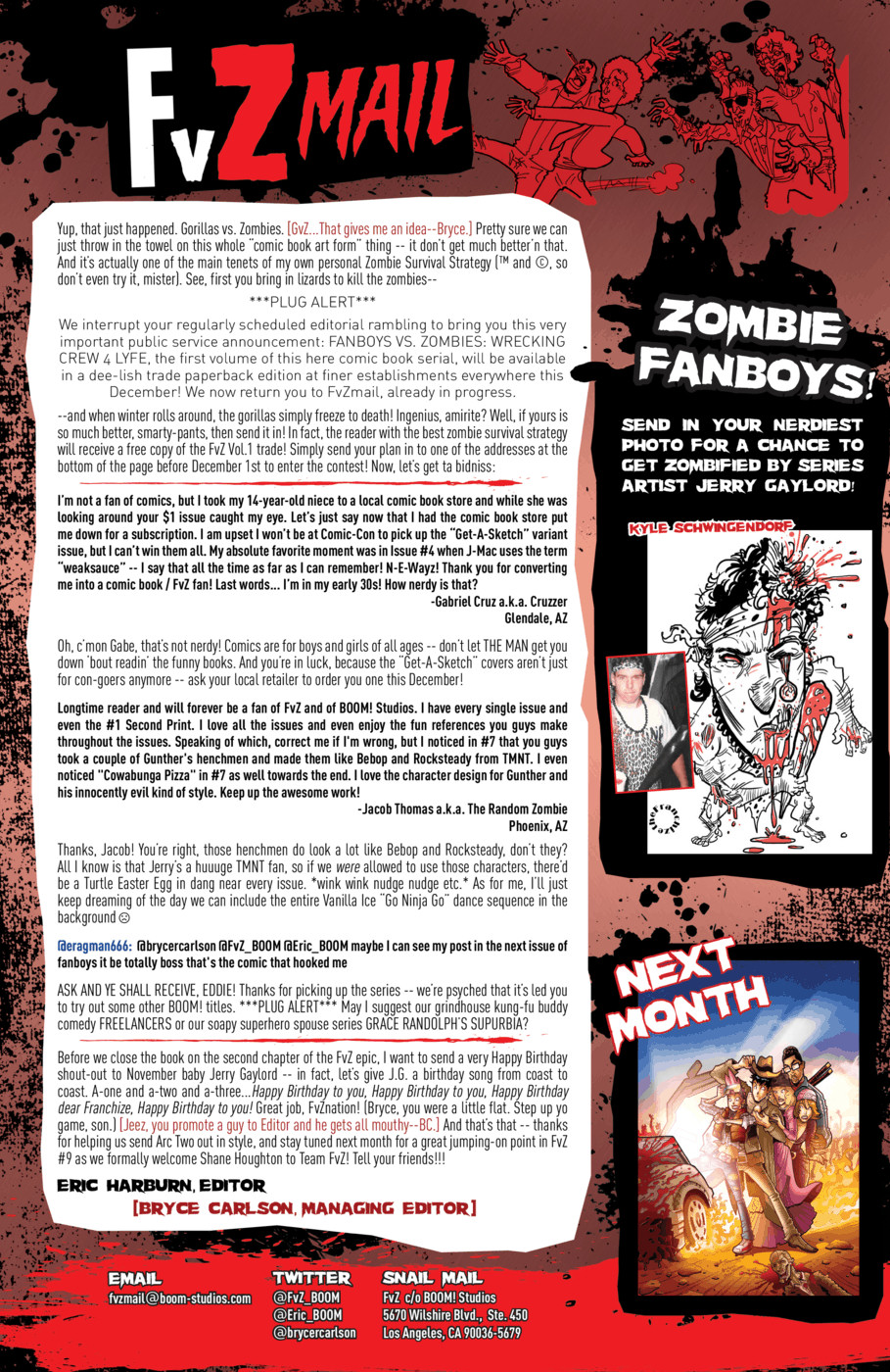 Read online Fanboys vs. Zombies comic -  Issue #8 - 27