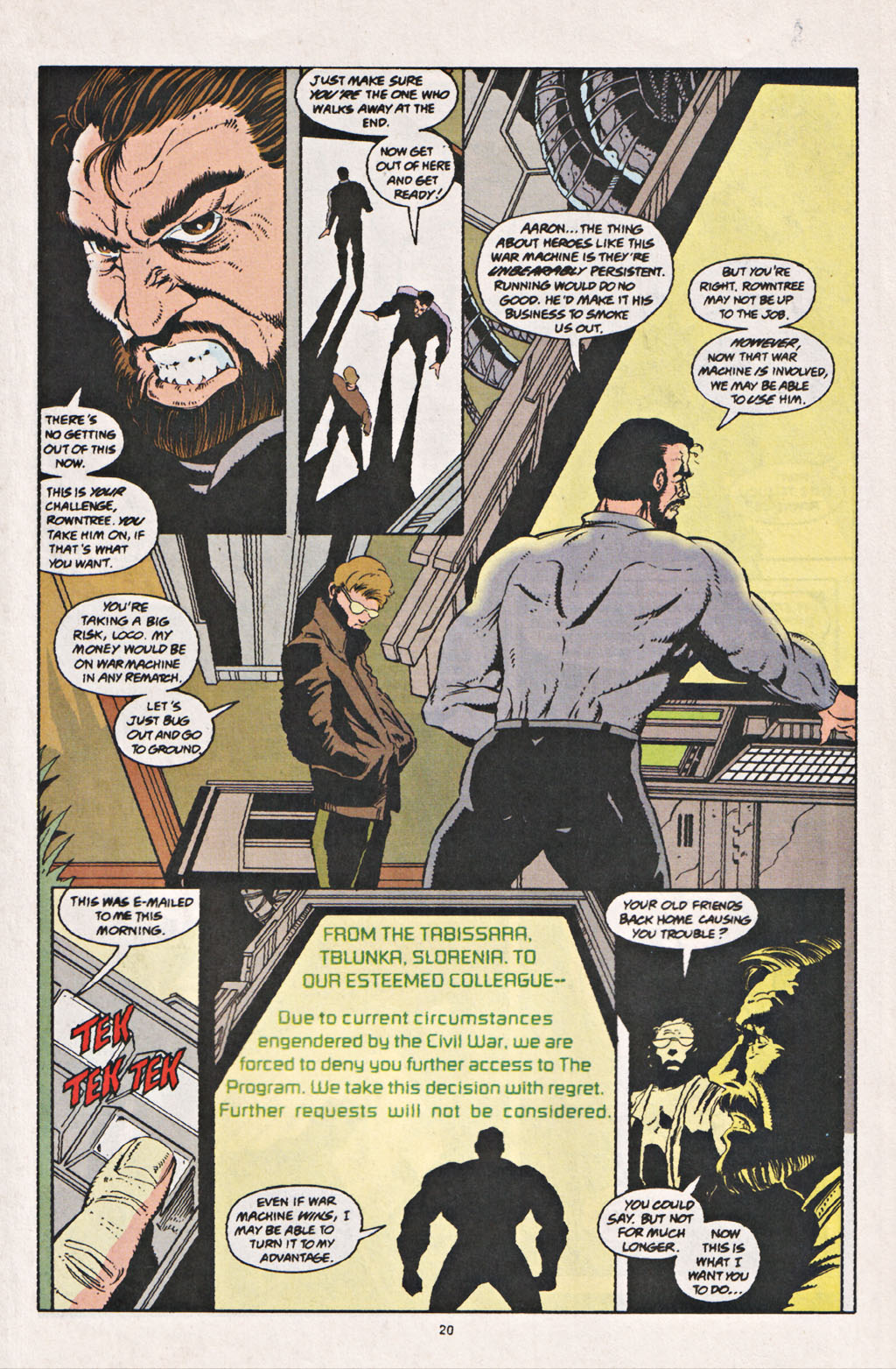 Read online War Machine (1994) comic -  Issue #13 - 15
