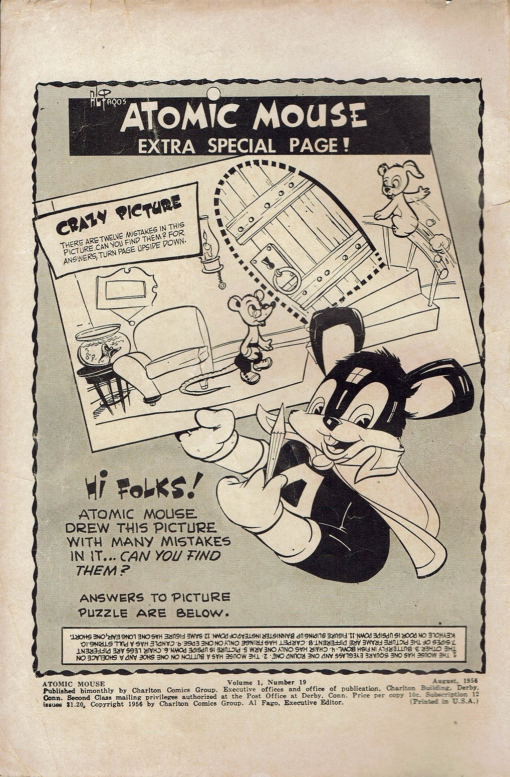 Read online Atomic Mouse comic -  Issue #19 - 2
