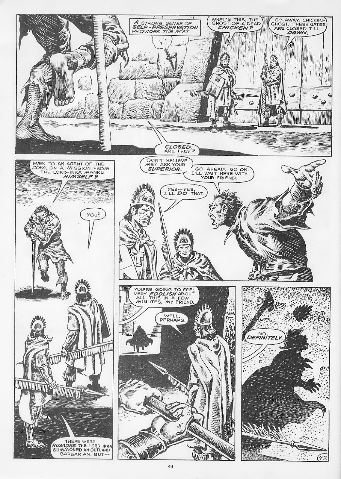 The Savage Sword Of Conan issue 166 - Page 46