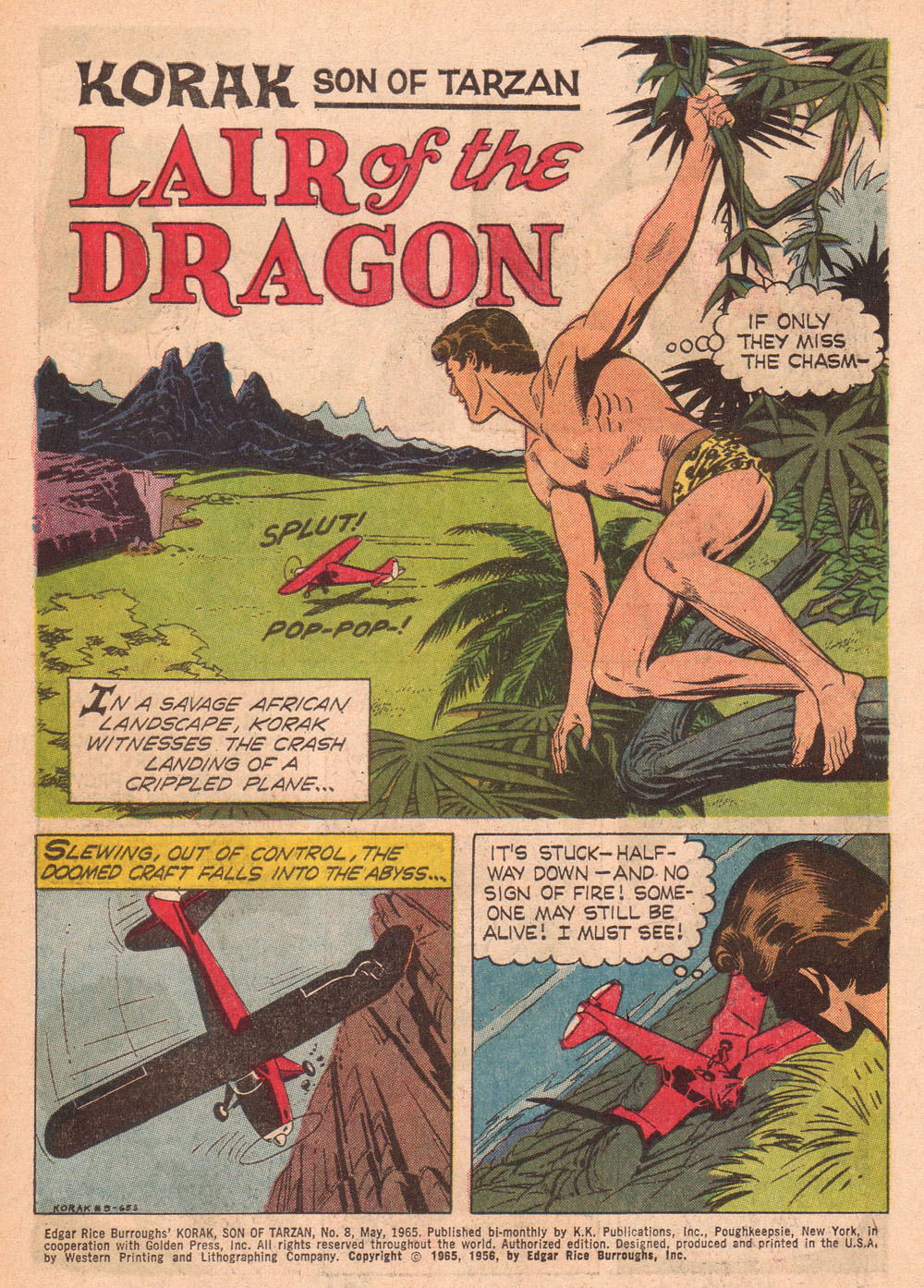 Read online Korak, Son of Tarzan (1964) comic -  Issue #8 - 3