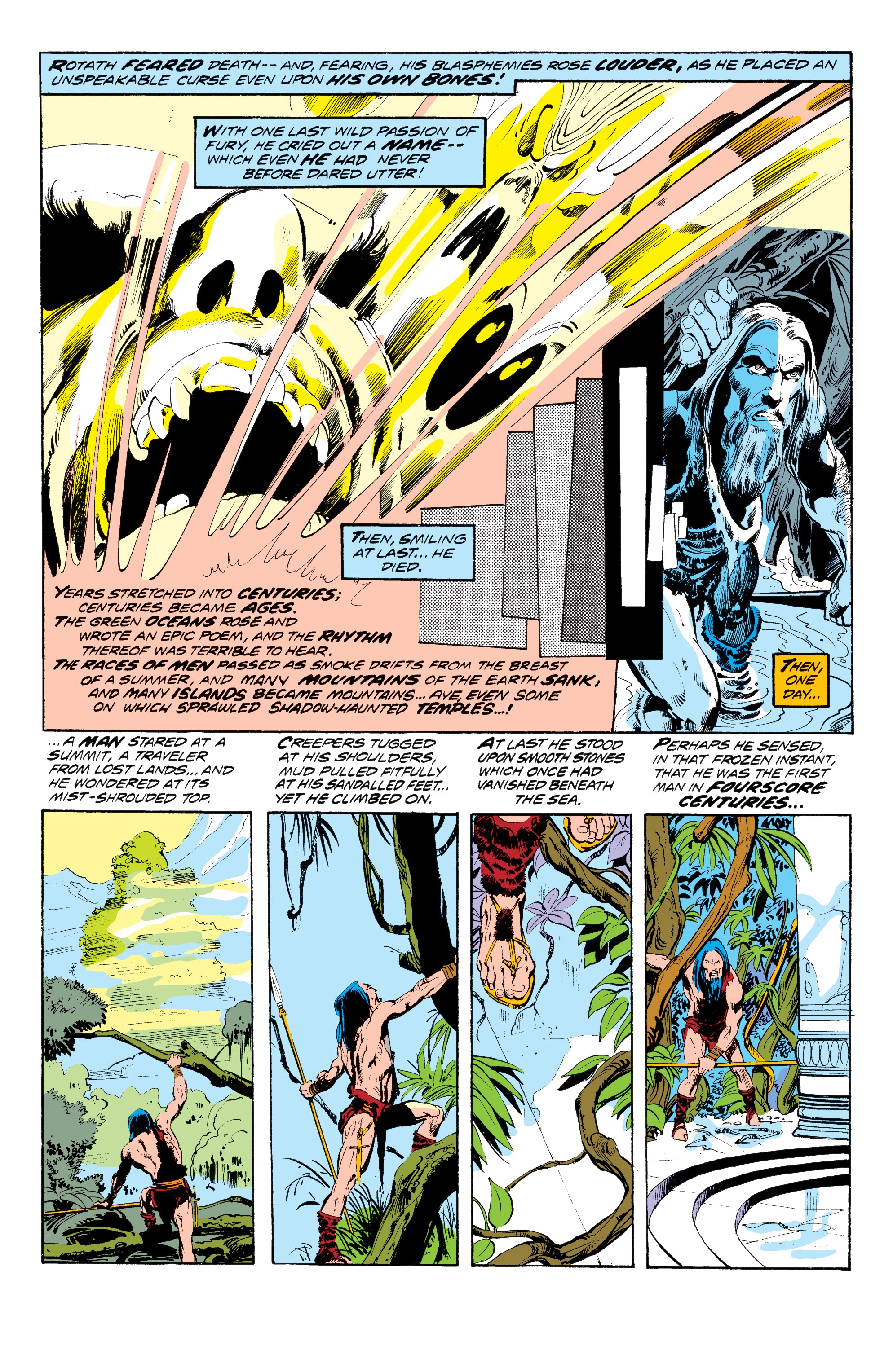 Read online Conan The Barbarian Epic Collection: The Original Marvel Years - The Curse Of The Golden Skull comic -  Issue # TPB (Part 3) - 8