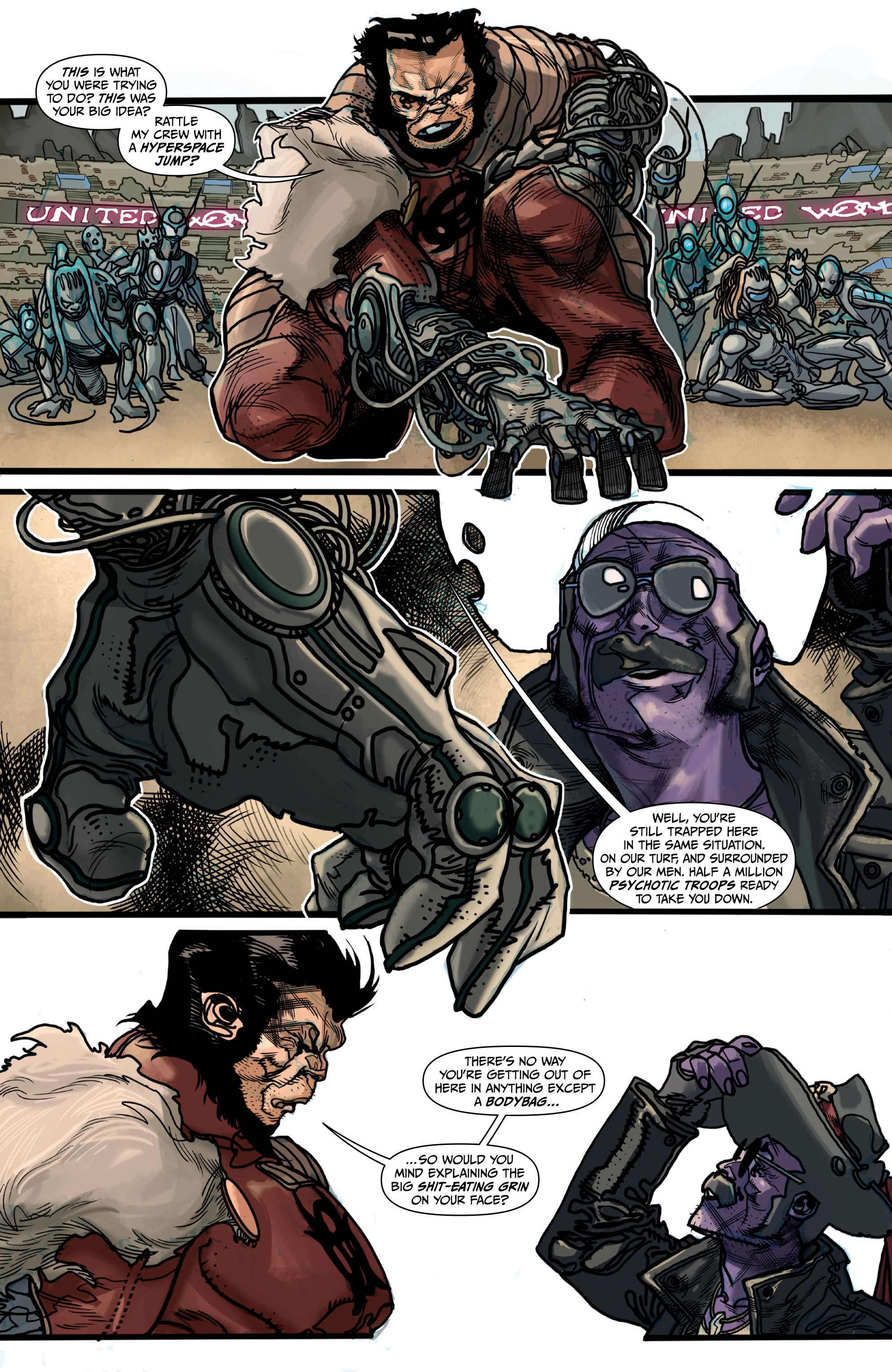 Read online Sharkey the Bounty Hunter comic -  Issue # _TPB (Part 2) - 37