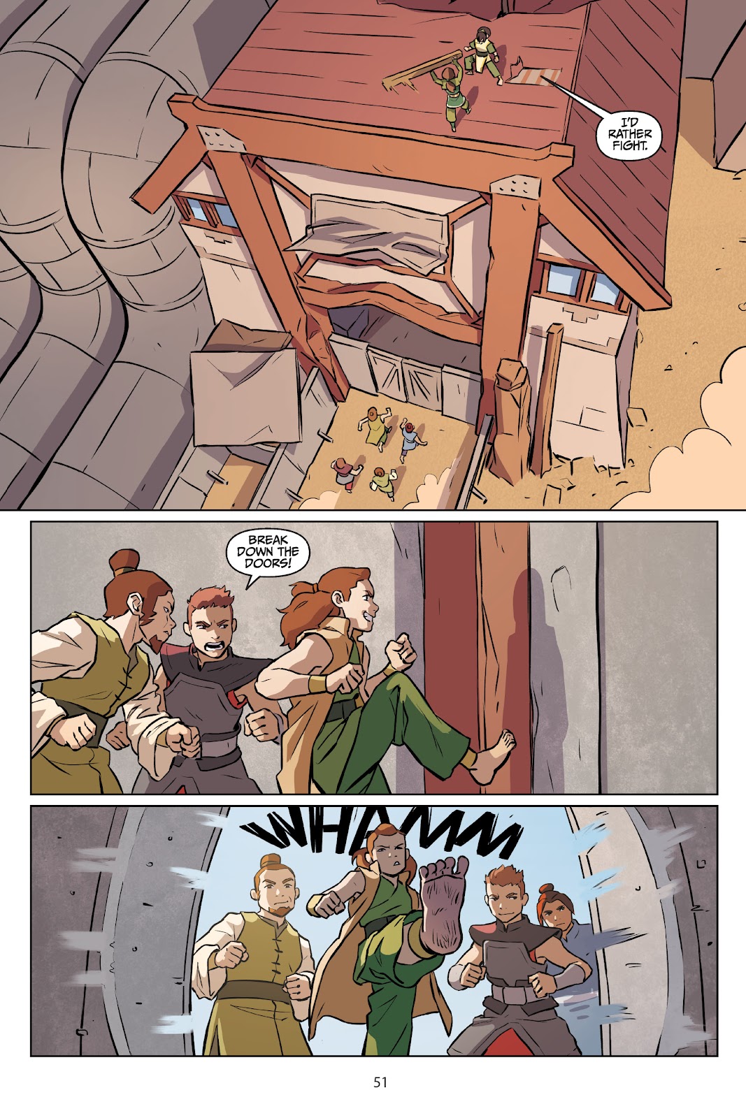 Read online Nickelodeon Avatar: The Last Airbender - Imbalance comic -  Issue # TPB 3 - 52