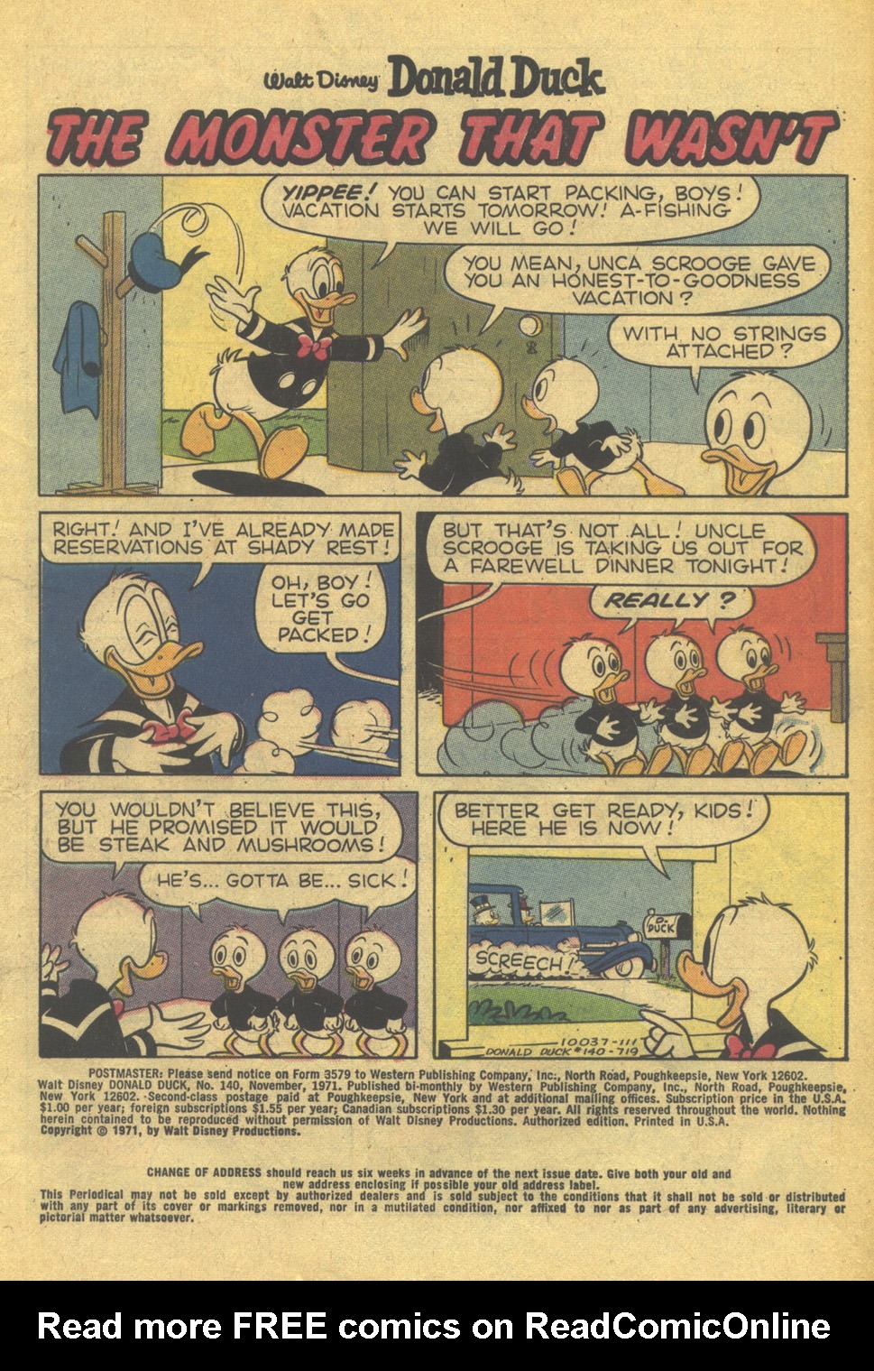 Read online Donald Duck (1962) comic -  Issue #140 - 3